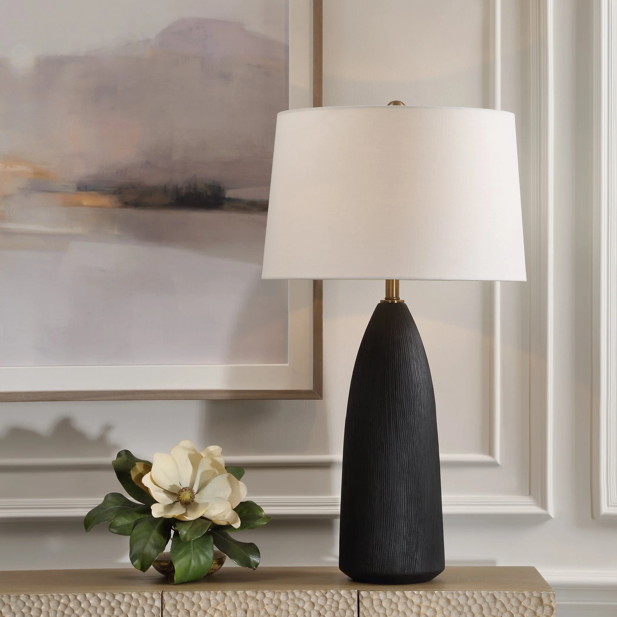 Jett Black Table Lamp - Image 2