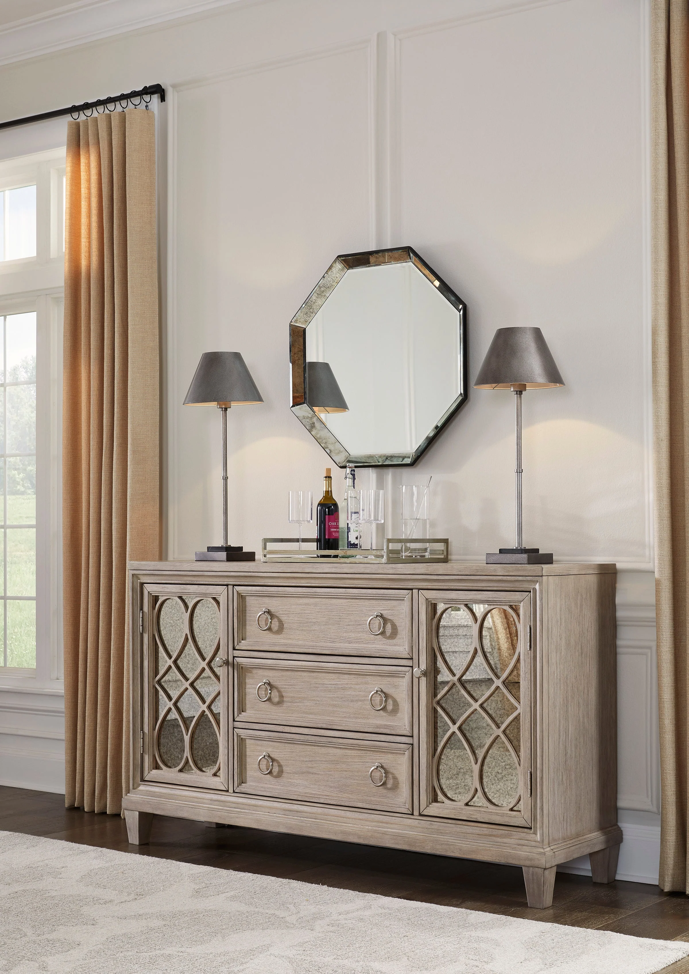 Jorlaina Dining Set 8 Chair - Image 13