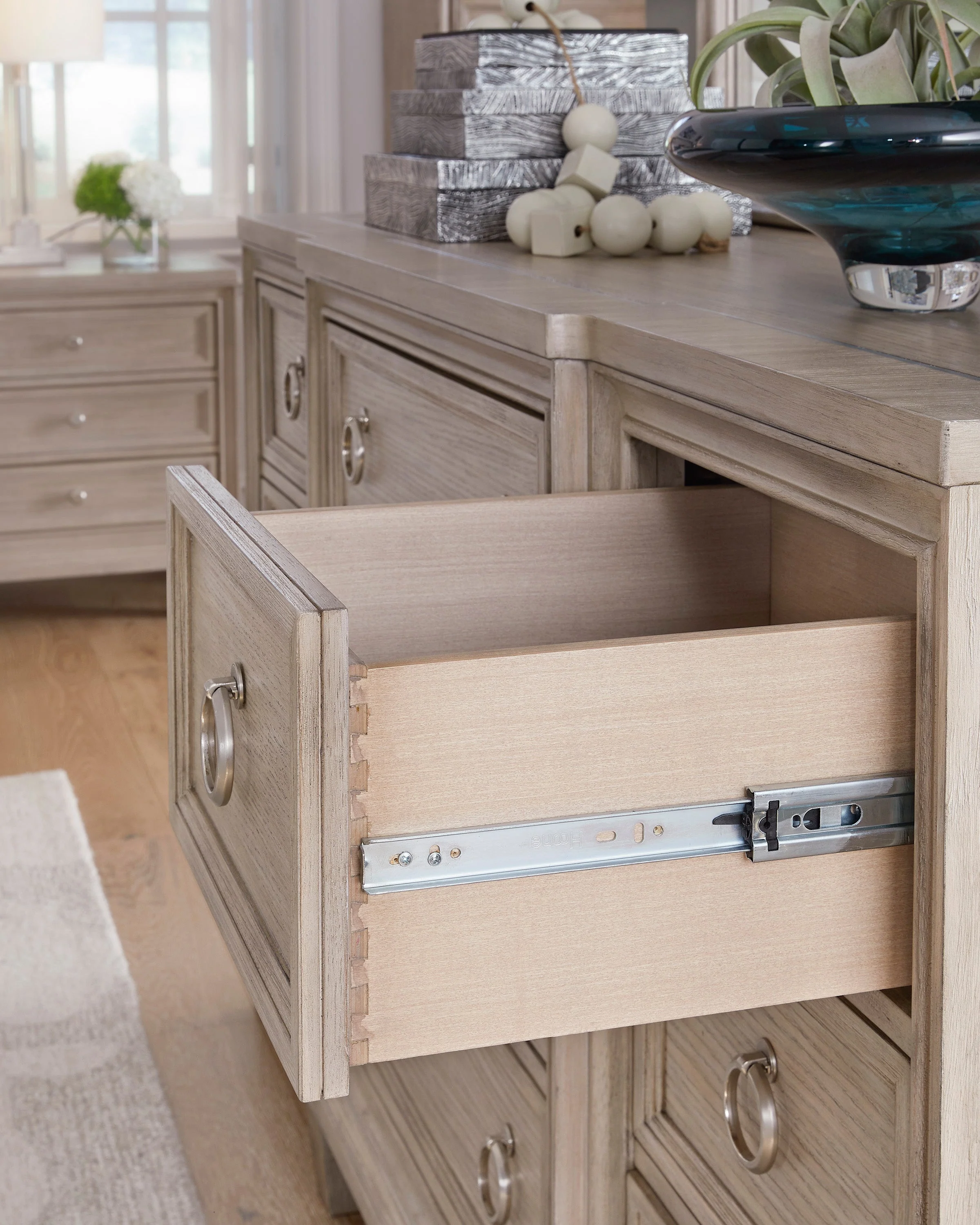 Jorlaina King bedroom set No Chest - Image 10