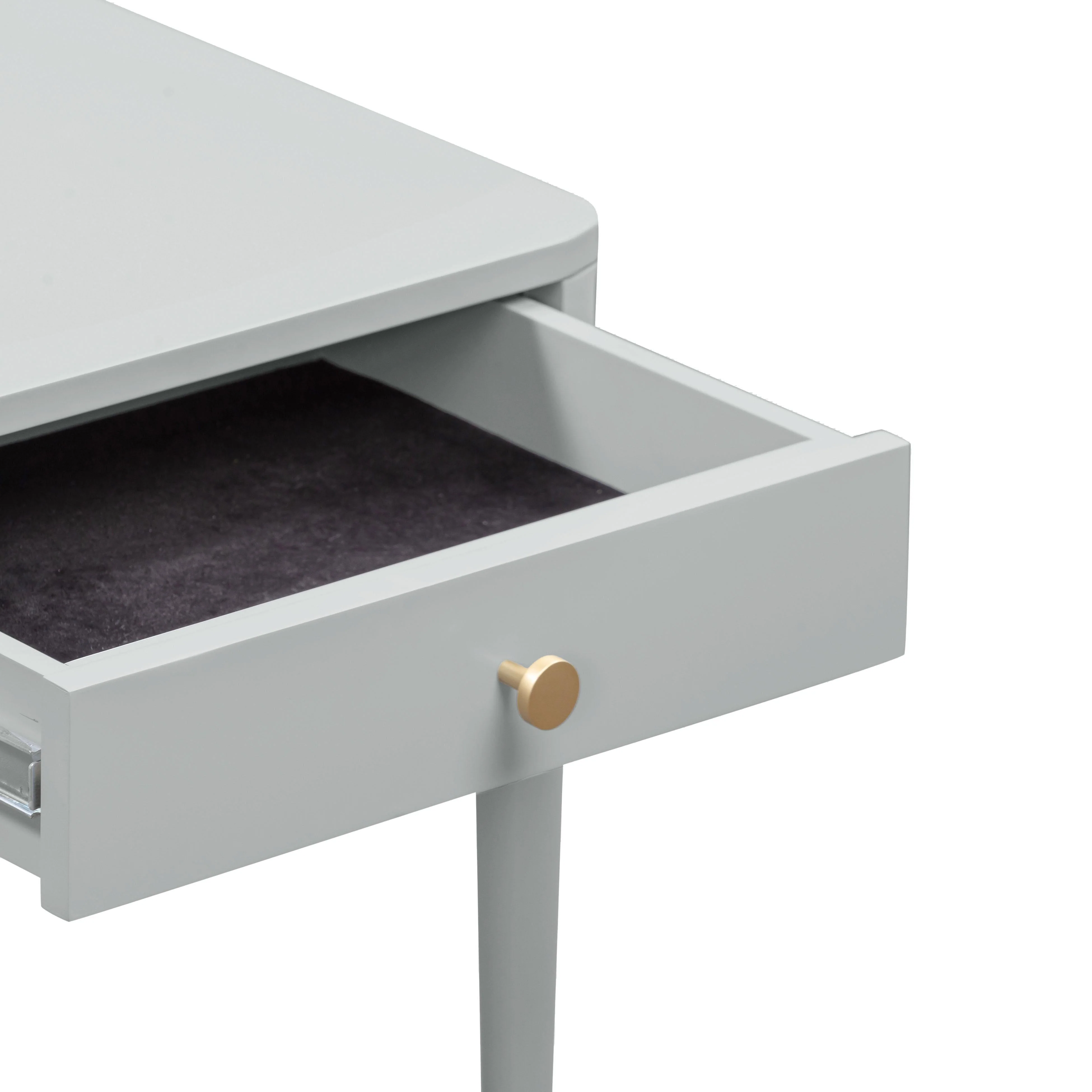 Julieta Grey Nightstand - Image 5
