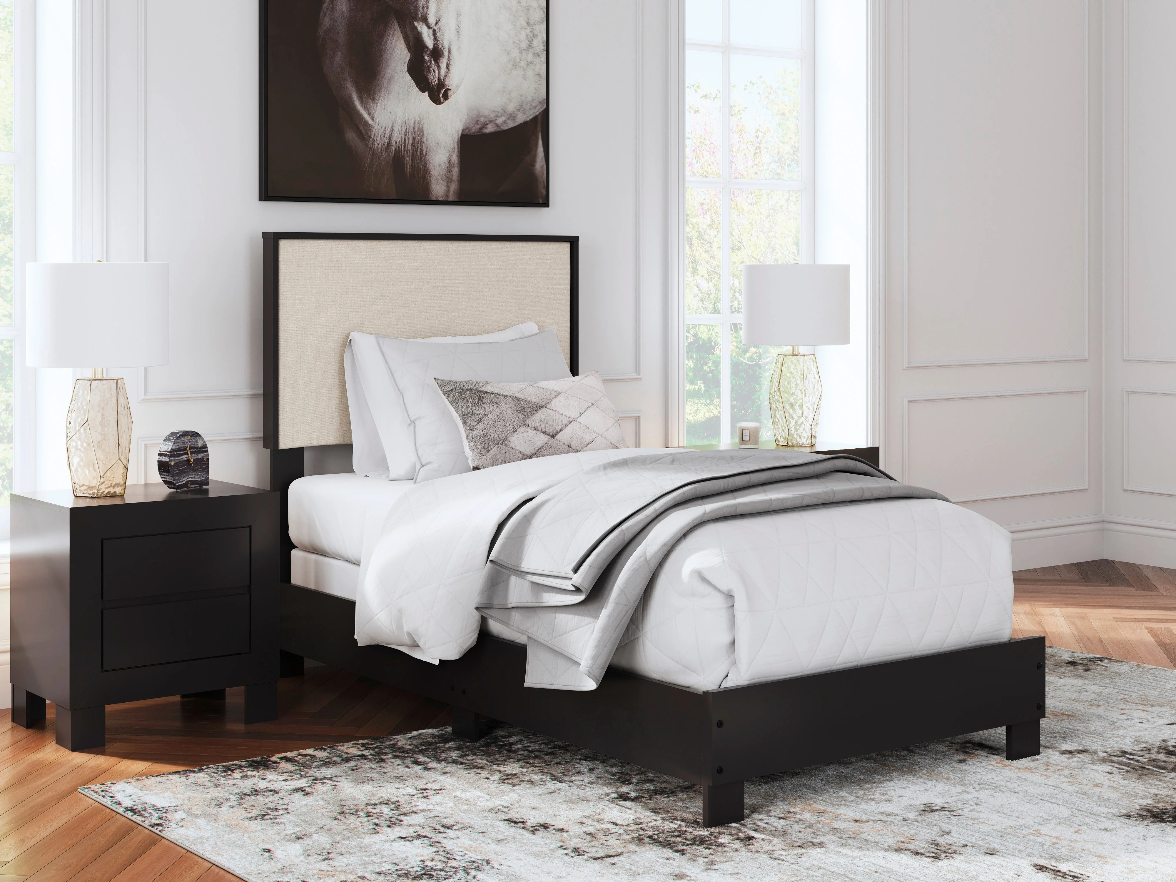 Kasteiner Twin Upholstered Bedroom - Image 3