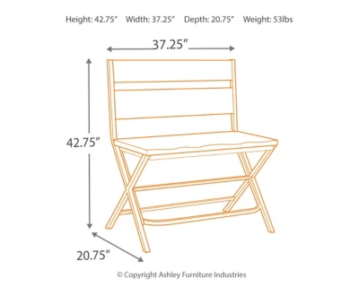 Kavara Counter Height Double Bar Stool - Image 4