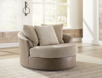 Keskin Oversized Swivel Accent Chair - Image 2