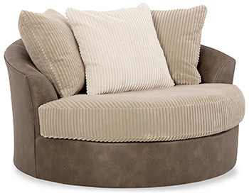 Keskin Oversized Swivel Accent Chair - Image 5
