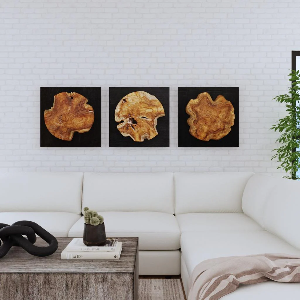 Kolini Wood Wall Decor, S/3 - Image 5