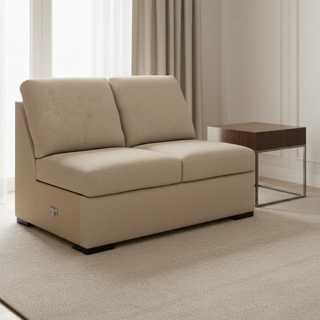 LadyMae Armless Loveseat|Ashley Homestore