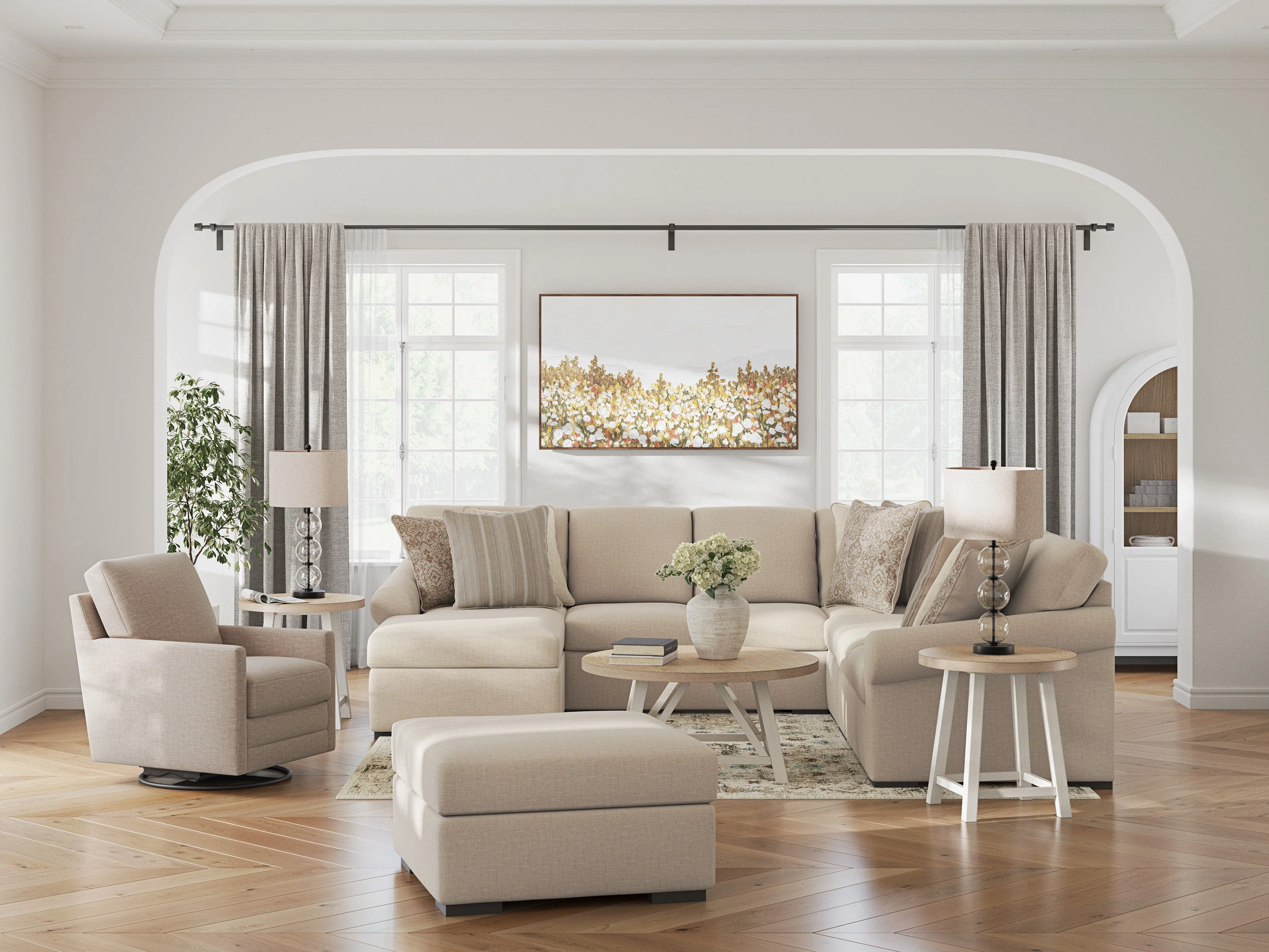 LadyMae Left-Arm Facing Corner Chaise|Ashley Homestore - Image 10