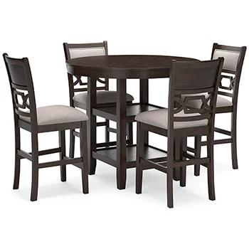 Langwest Counter Height Dining Table and 4 Barstools (Set of 5) - Image 3