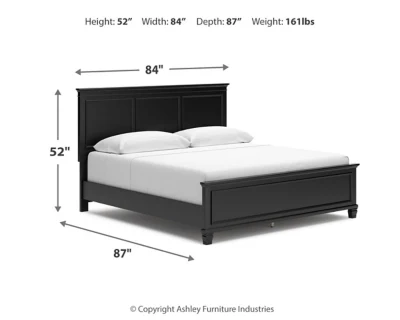 Lanolee King Panel Bed - Image 4