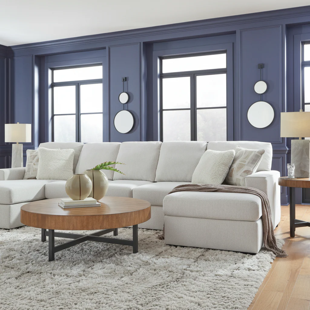 Leighelli 4-Piece Sectional with Chaise - Image 12
