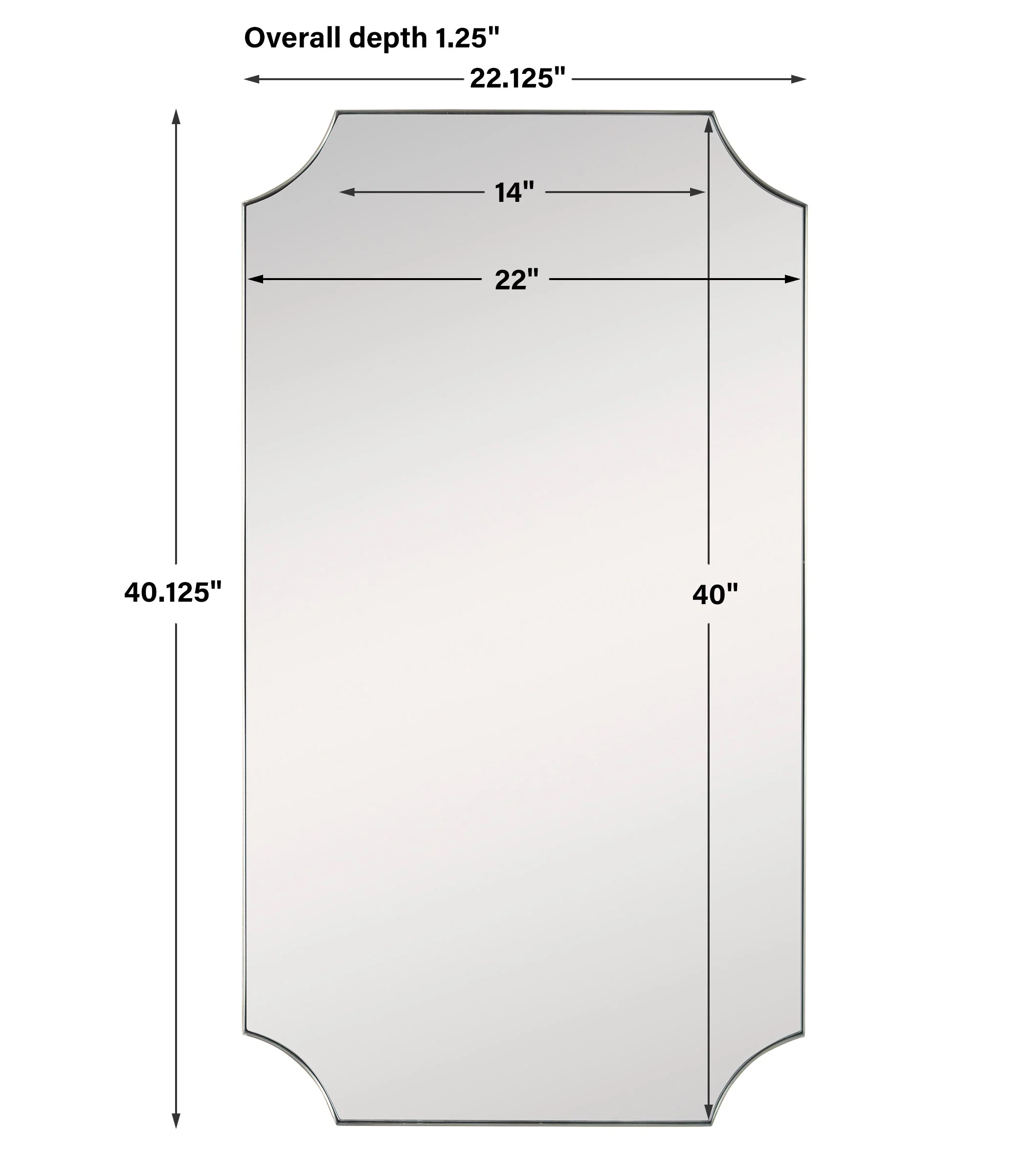 Lennox Brass Mirror - Image 4