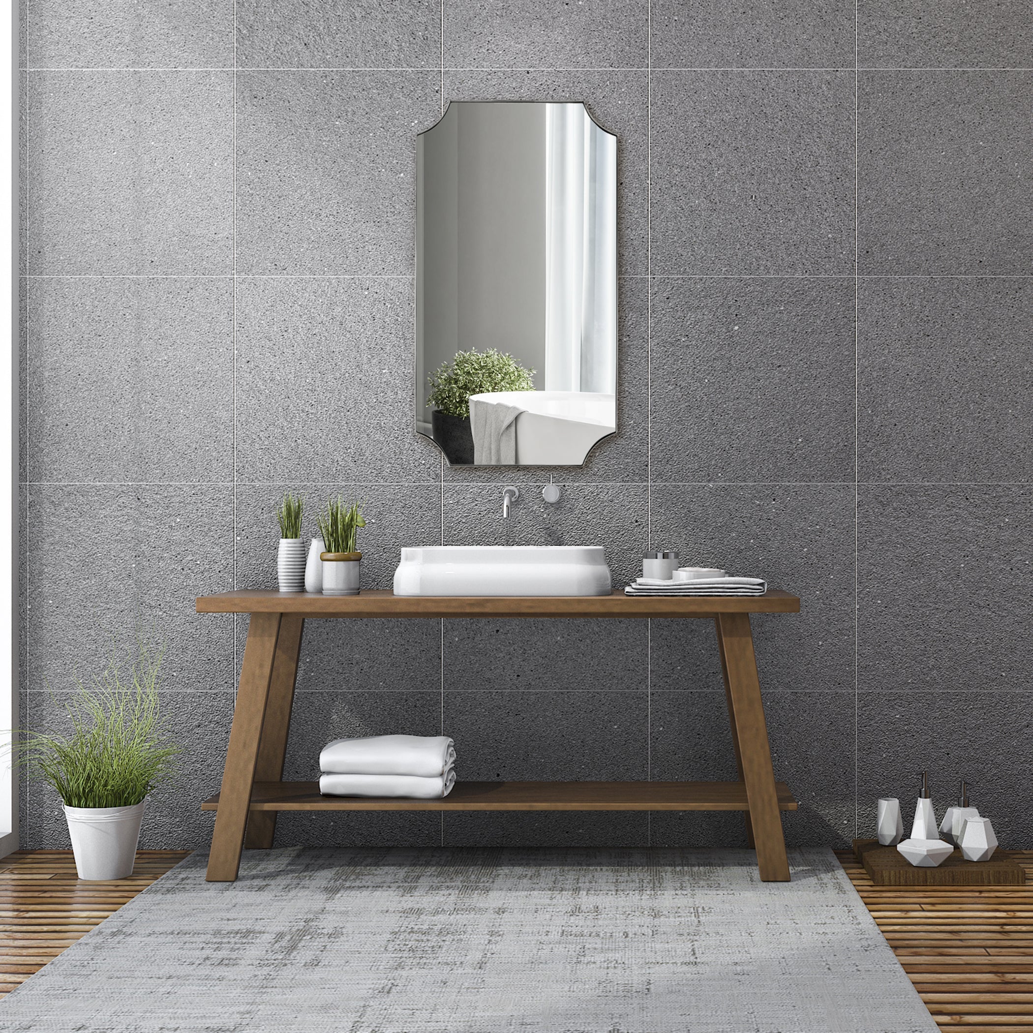 Lennox Nickel Mirror - Image 3