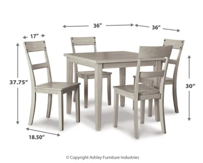 Loratti Dining Table and Chairs (Set of 5) - Image 4