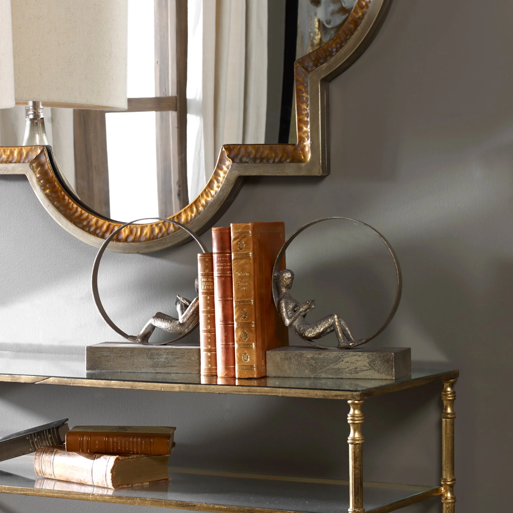 Lounging Reader Bookends, S/2 - Image 3