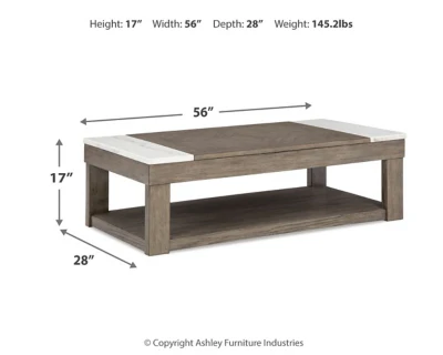 Loyaska Lift-Top Coffee Table - Image 4