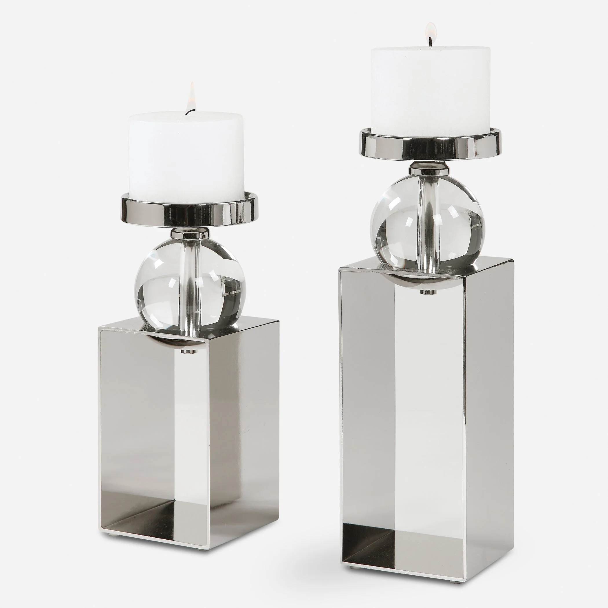 Lucian Candleholders, S/2 - Image 4