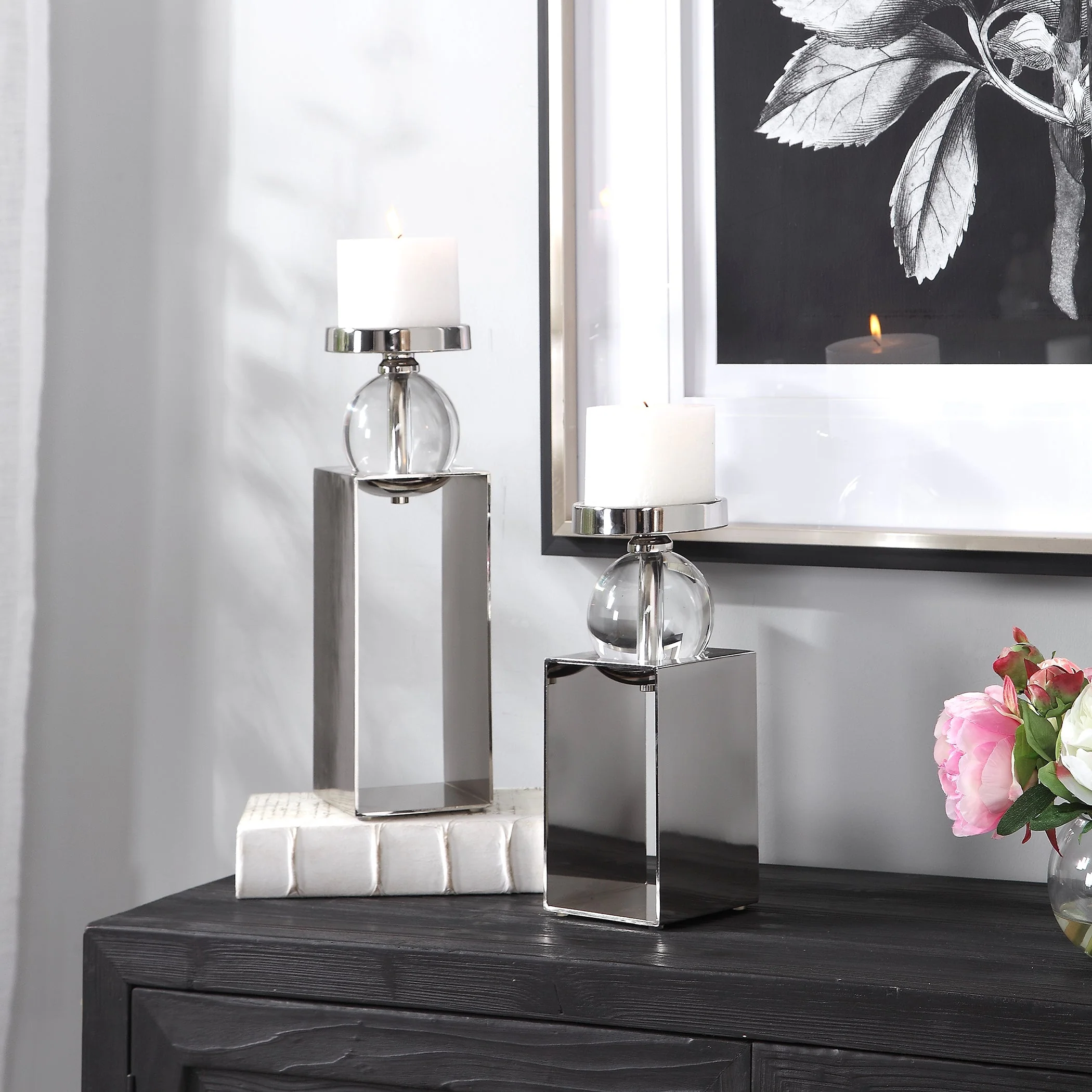 Lucian Candleholders, S/2 - Image 5