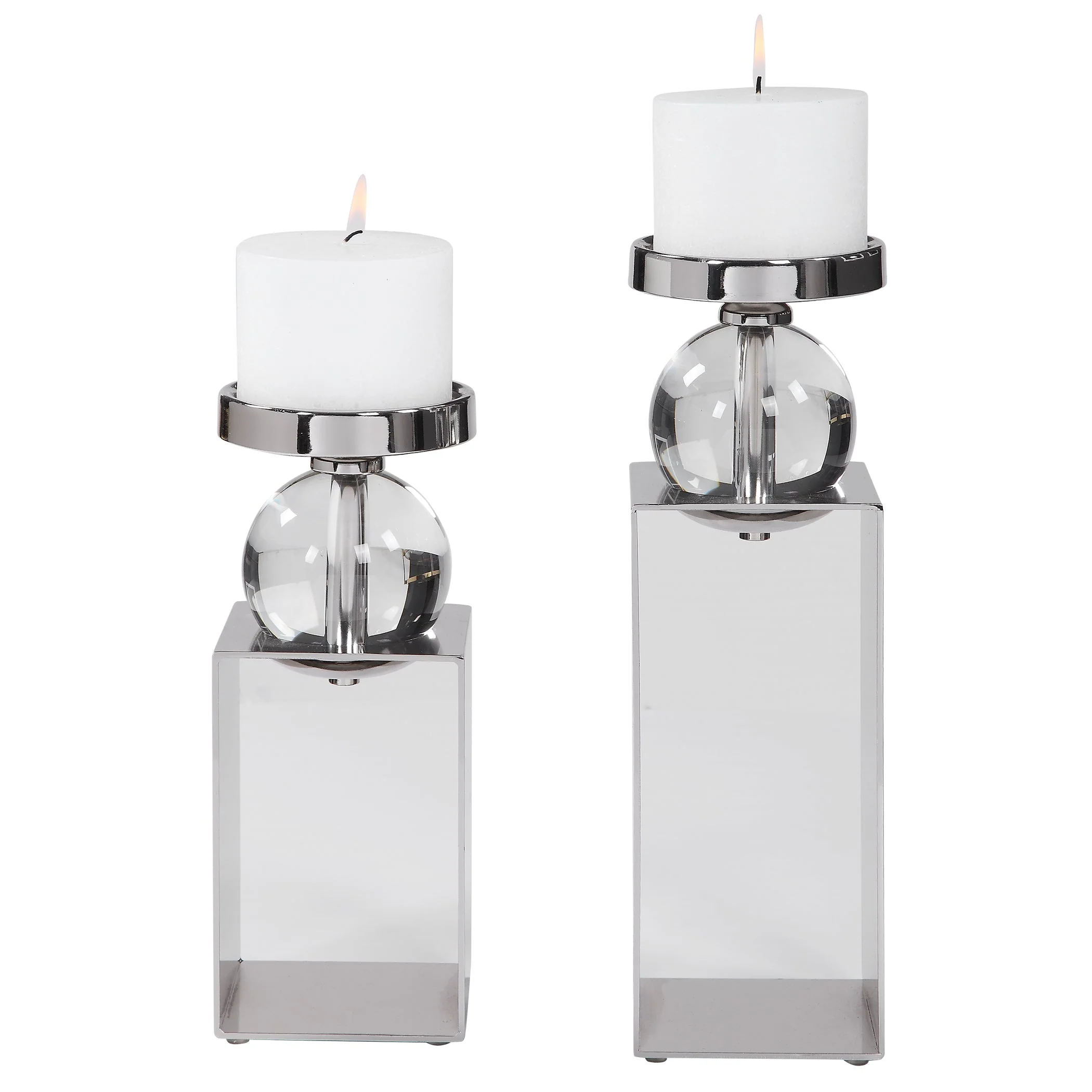 Lucian Candleholders, S/2 - Image 6