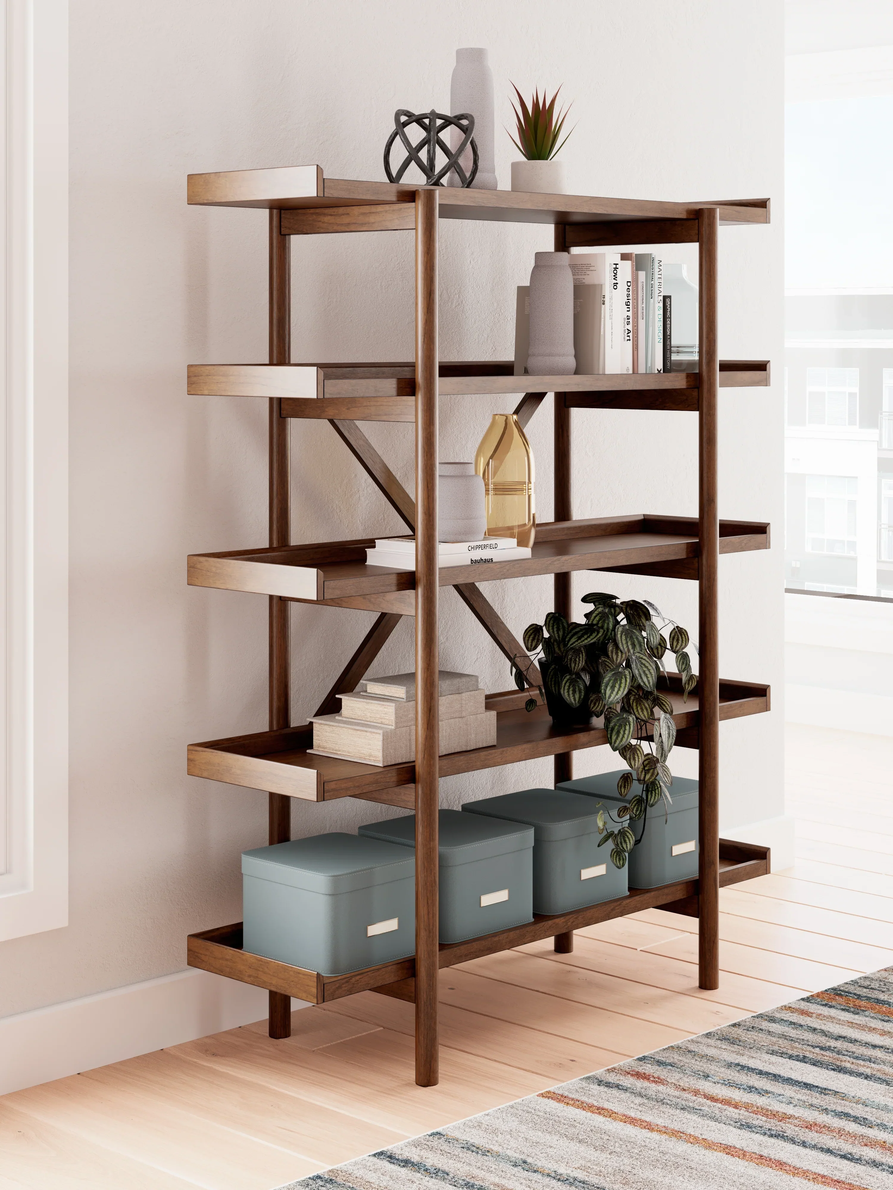 Lyncott 70" Bookcase | Ashley Homestore - Image 2