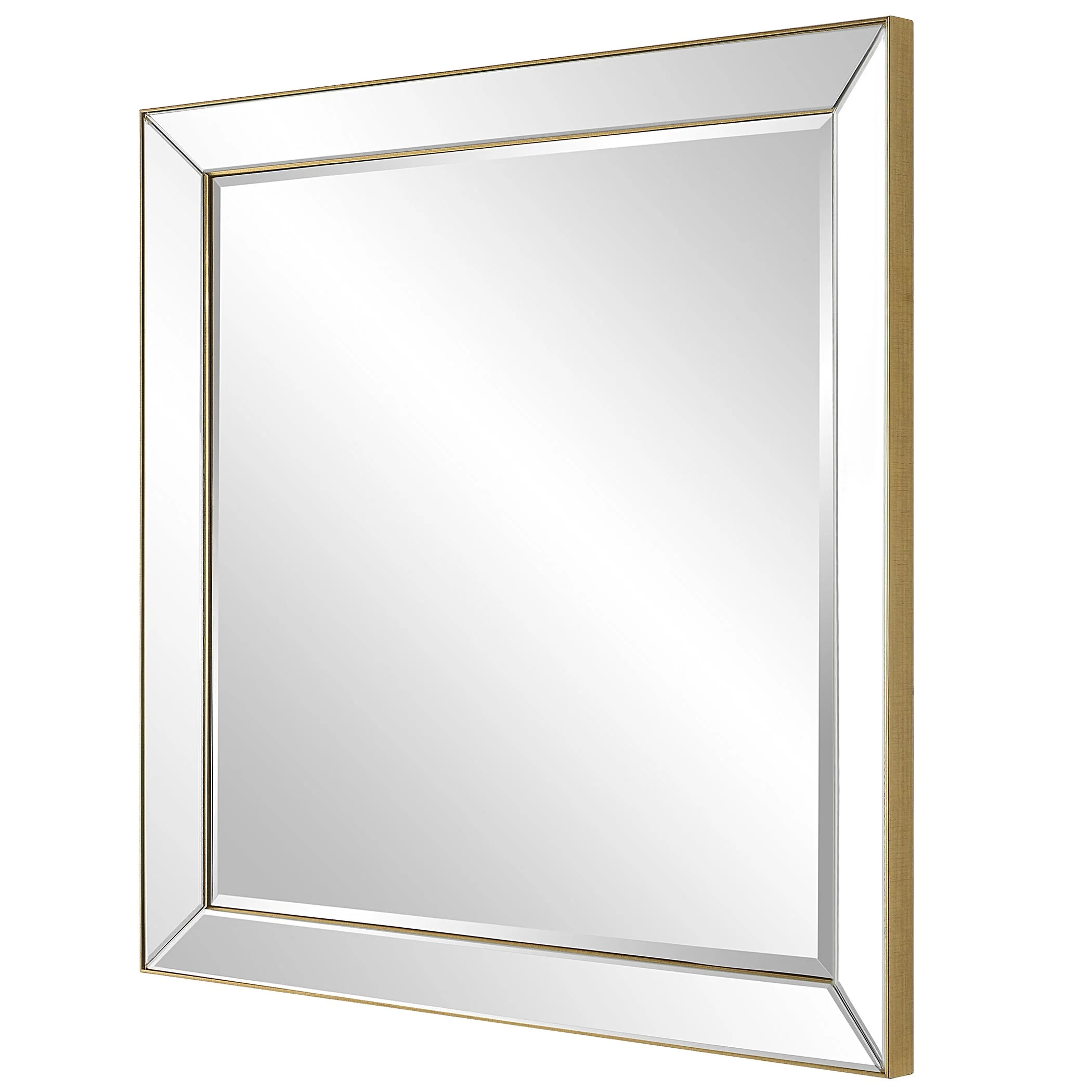 Lytton Square Mirror, Gold - Image 8