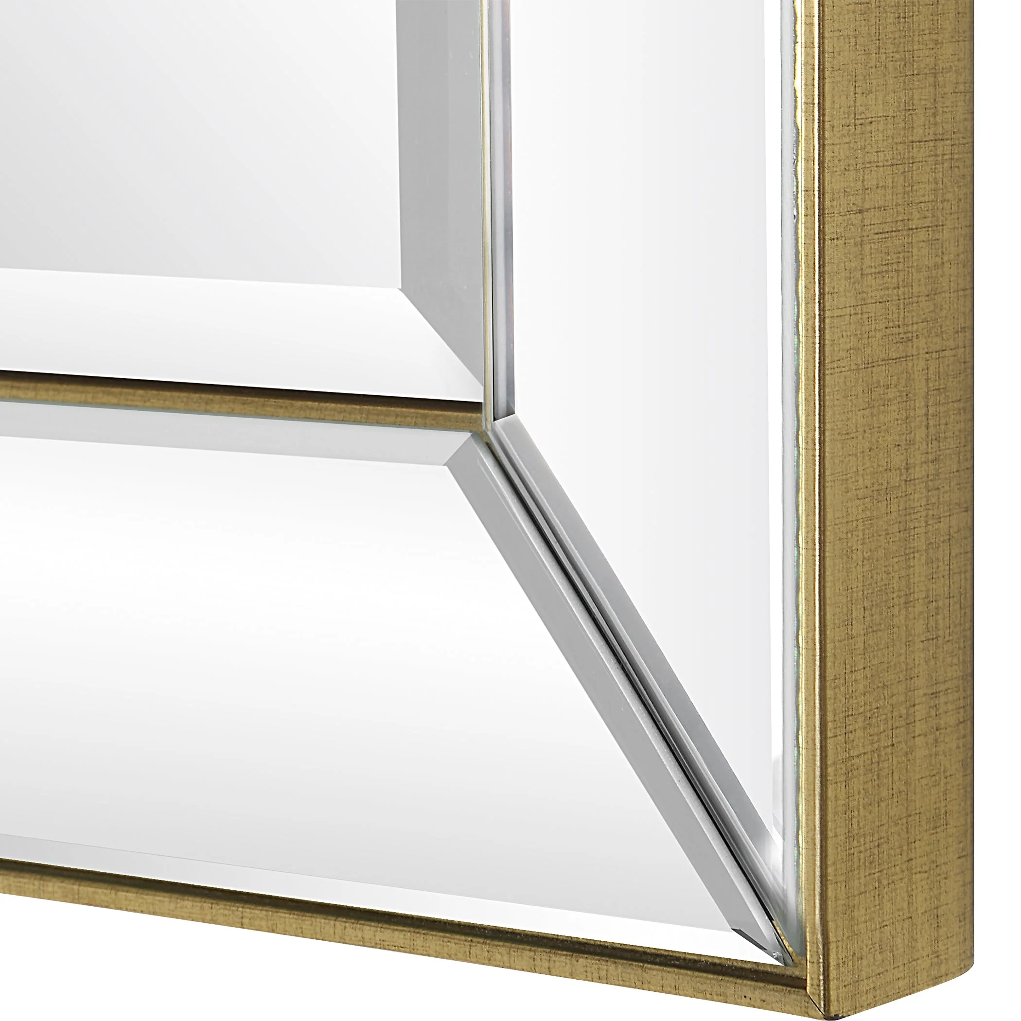 Lytton Square Mirror, Gold - Image 9