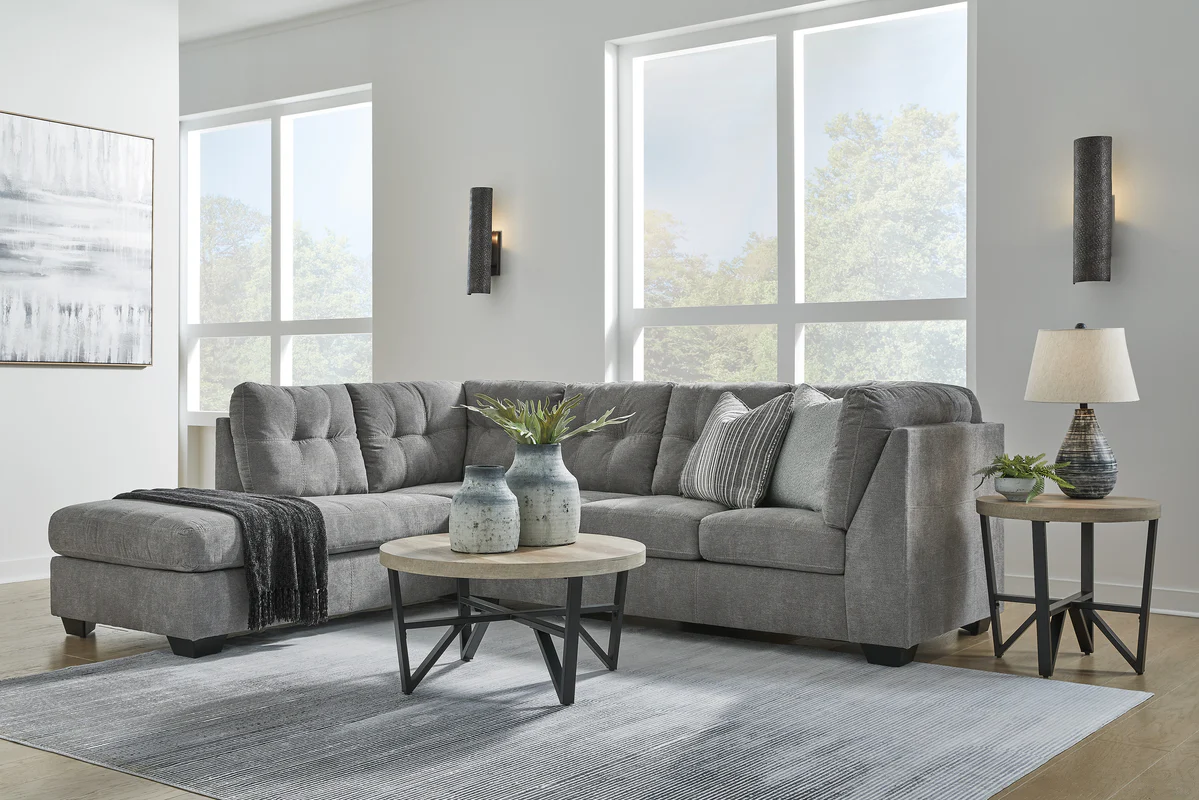 Marleton Gray Laf Sectional - Image 2