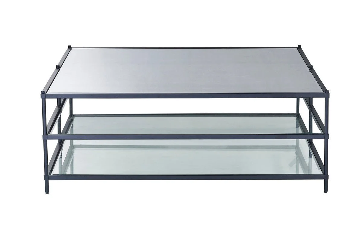 Matt Black Squared Coffee Table - Image 14