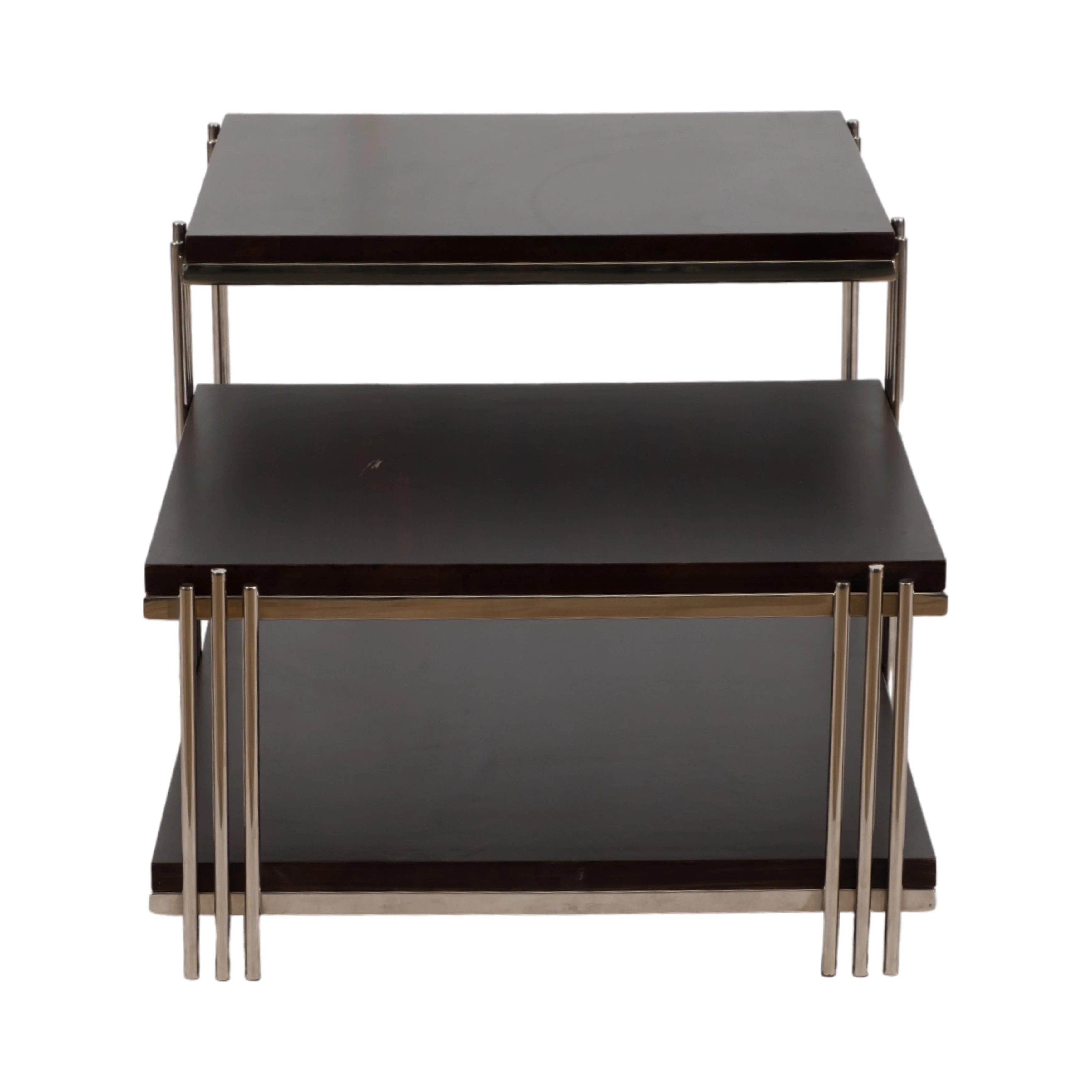 Metal/wood, 42" Three Tier Coffee Table - Image 13