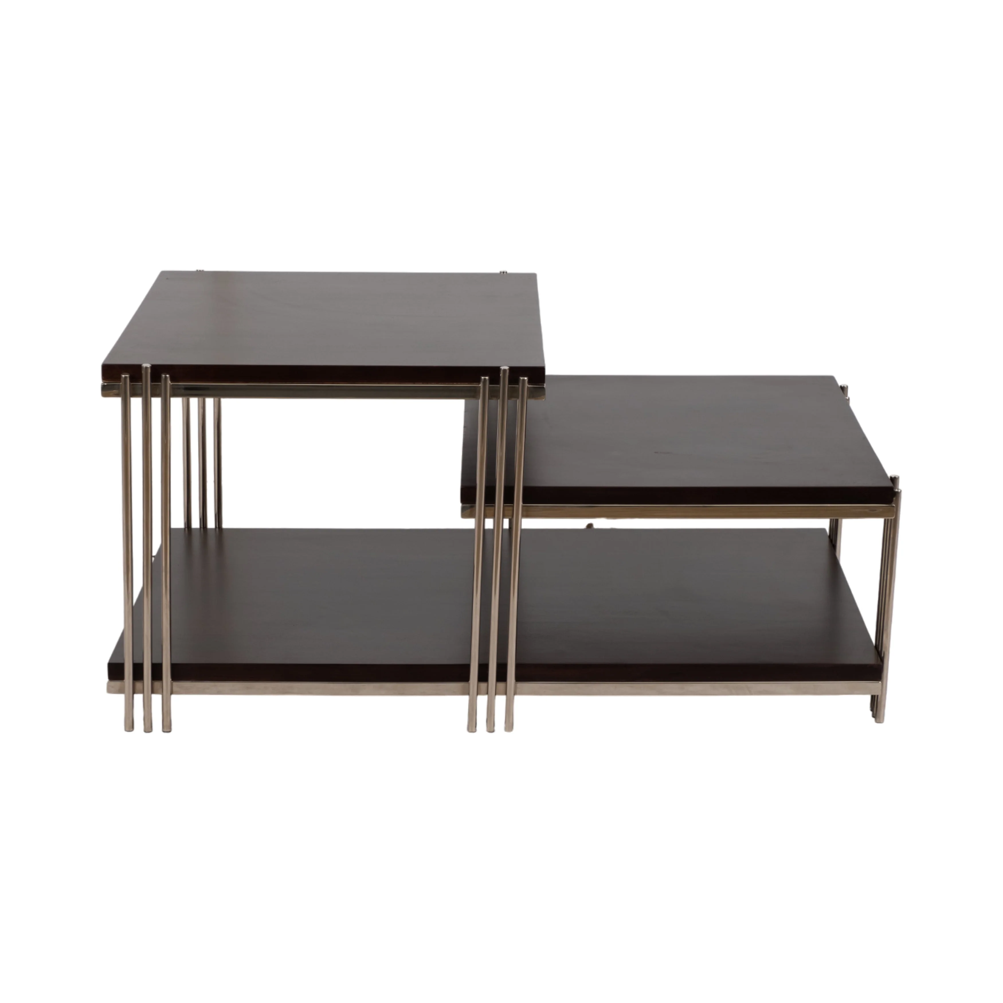 Metal/wood, 42" Three Tier Coffee Table - Image 14