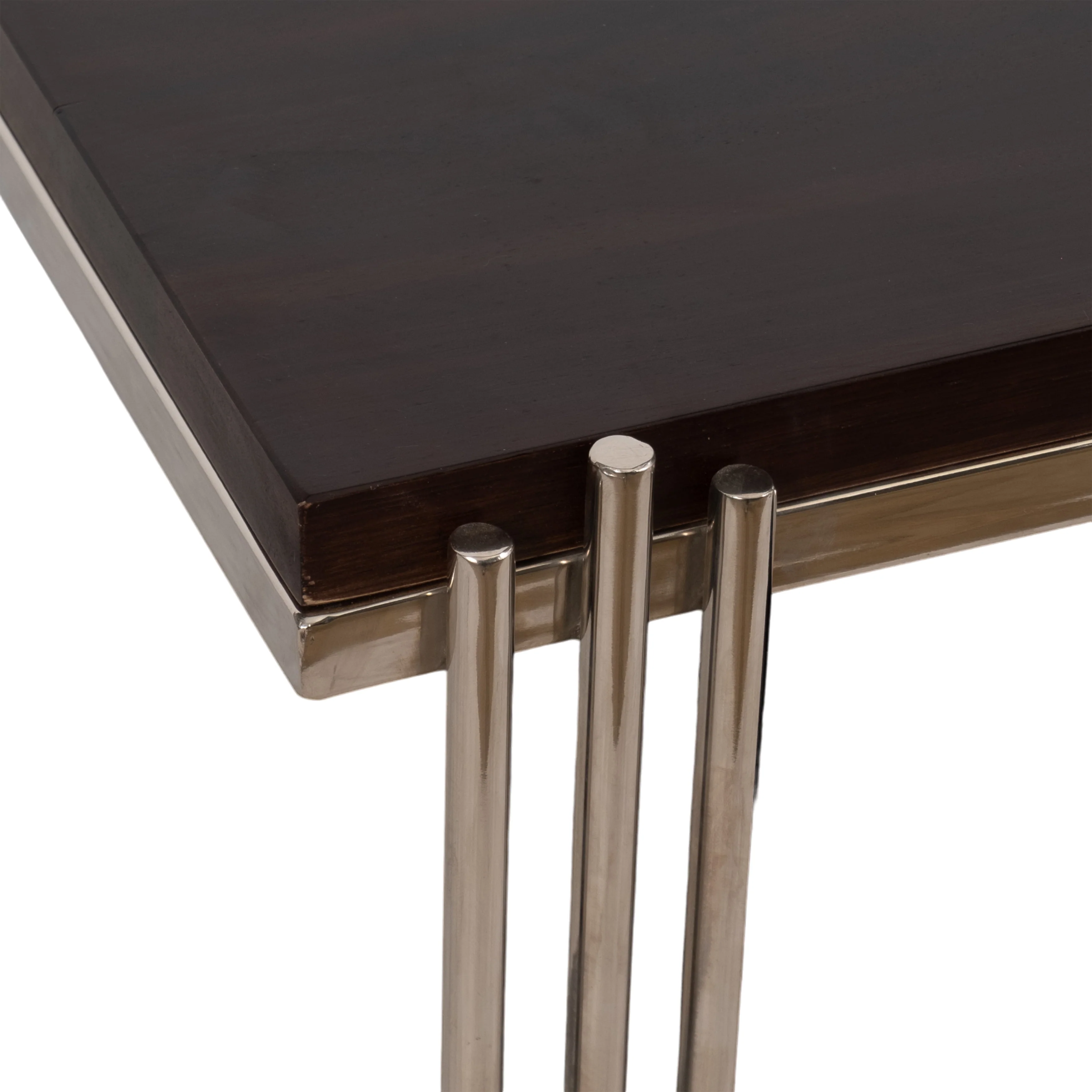 Metal/wood, 42" Three Tier Coffee Table - Image 16