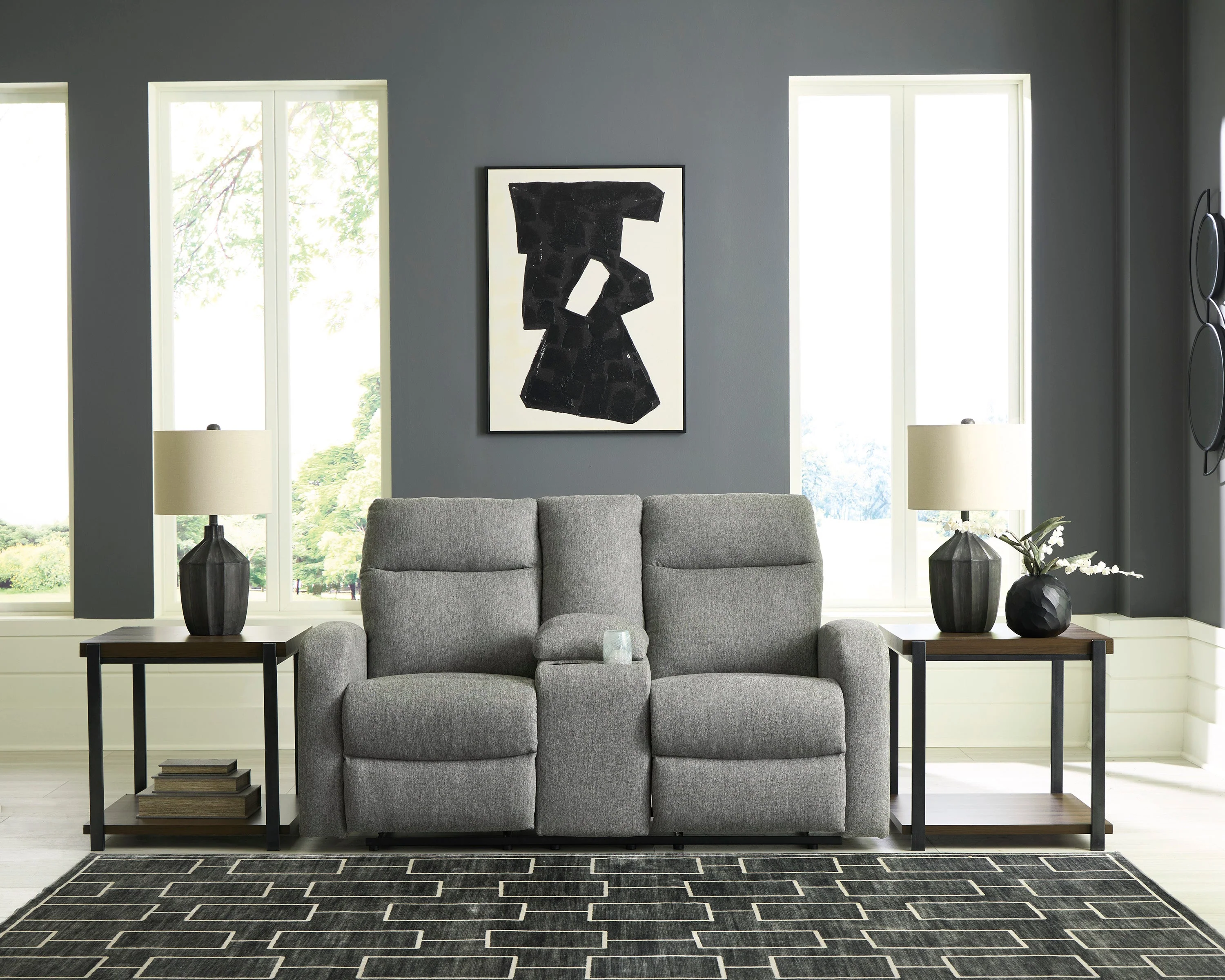 Moreau Place DBL Rec Loveseat w/Console - Image 2