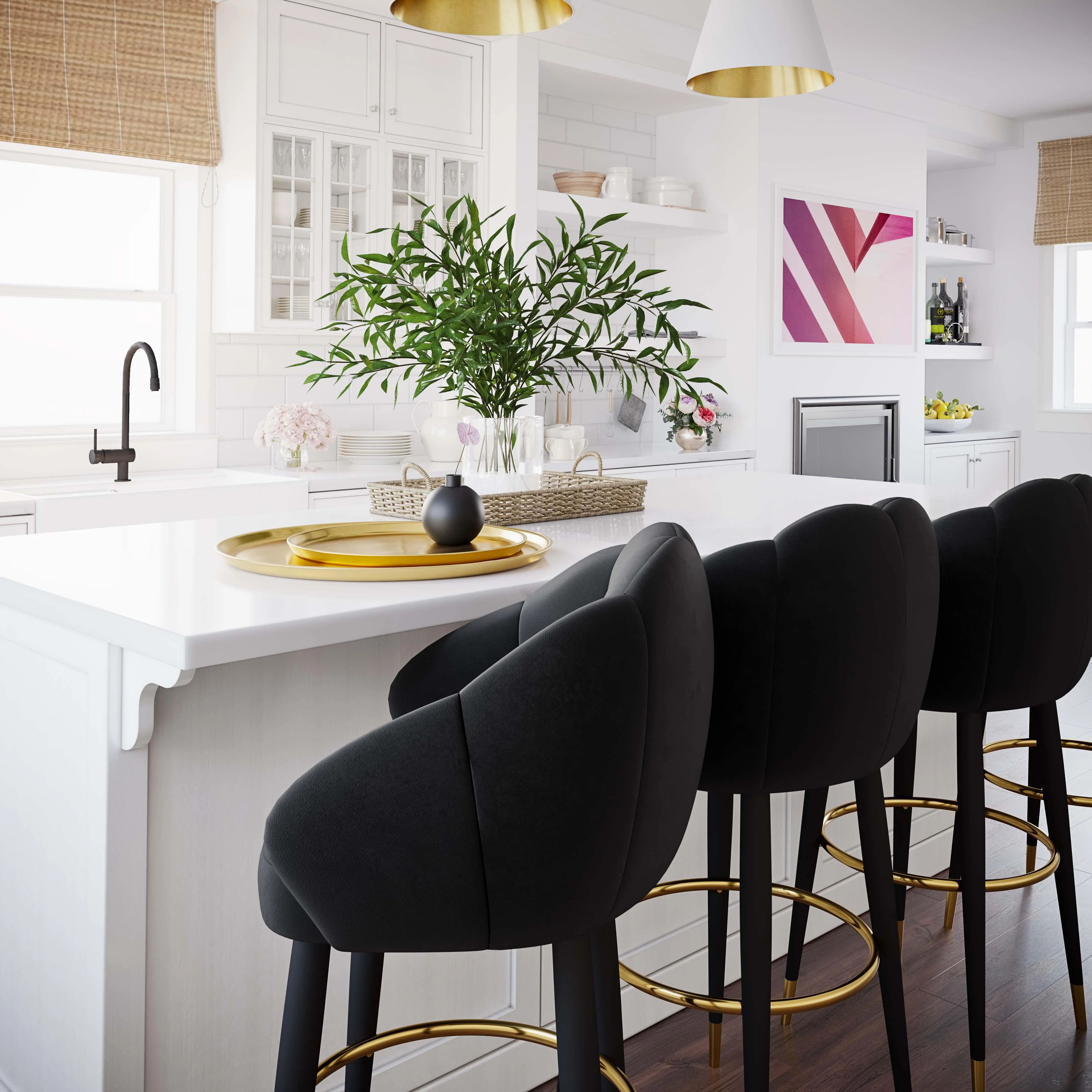 Myla Black Swivel Counter Stool - Image 10
