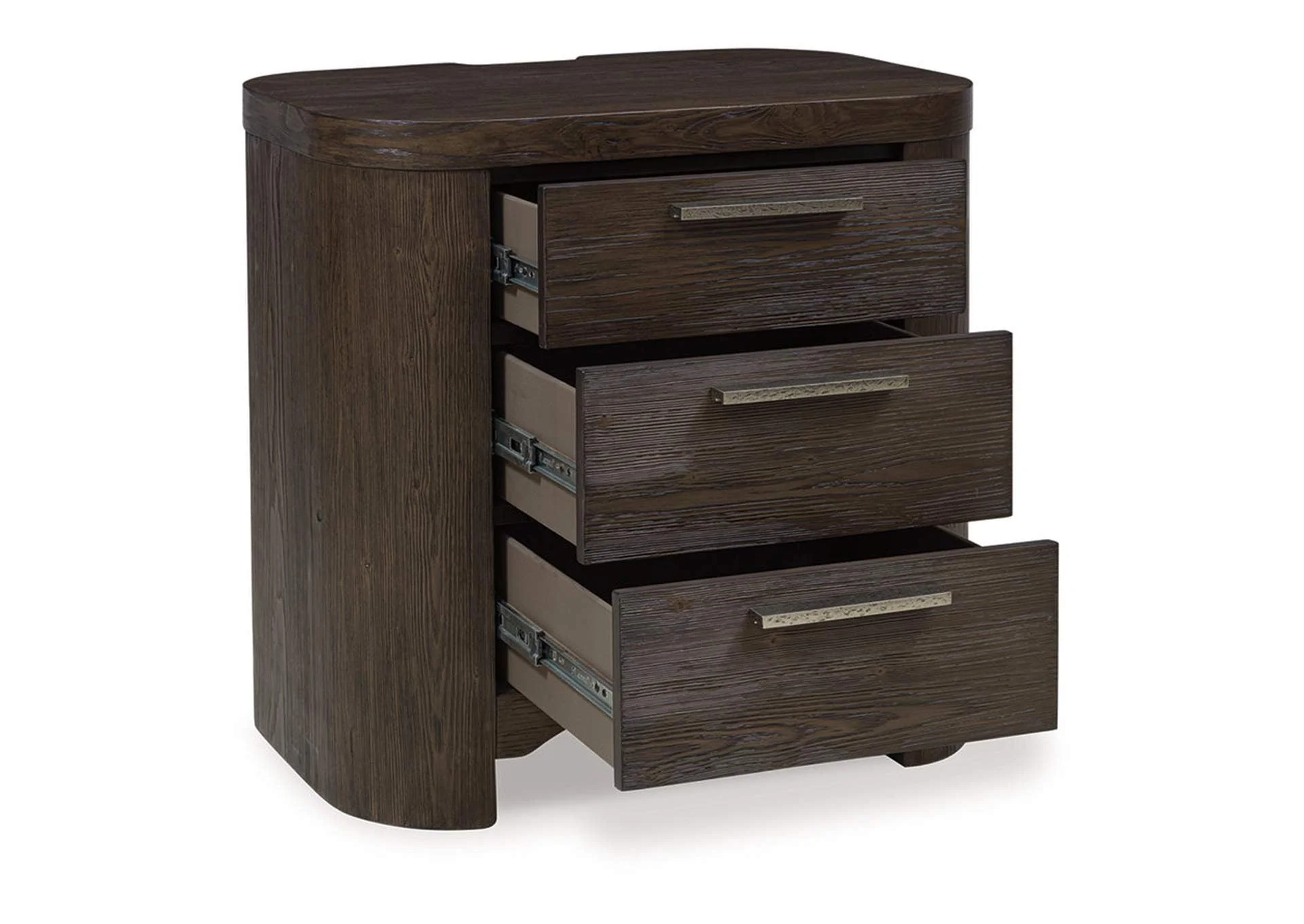Neo Three Drawer Night Stand - Image 4