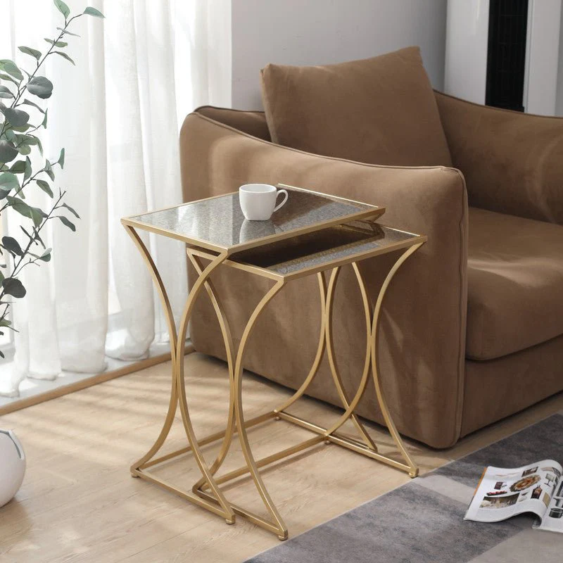 NESTING TABLE GOLD - Image 3
