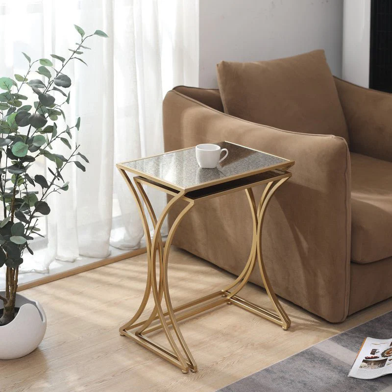 NESTING TABLE GOLD - Image 4