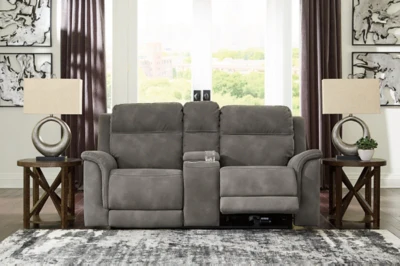 Next-Gen DuraPella Power Reclining Loveseat with Console - Image 2