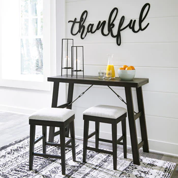 Noorbrook Counter Height Dining Table and Bar Stools (Set of 3) - Image 4