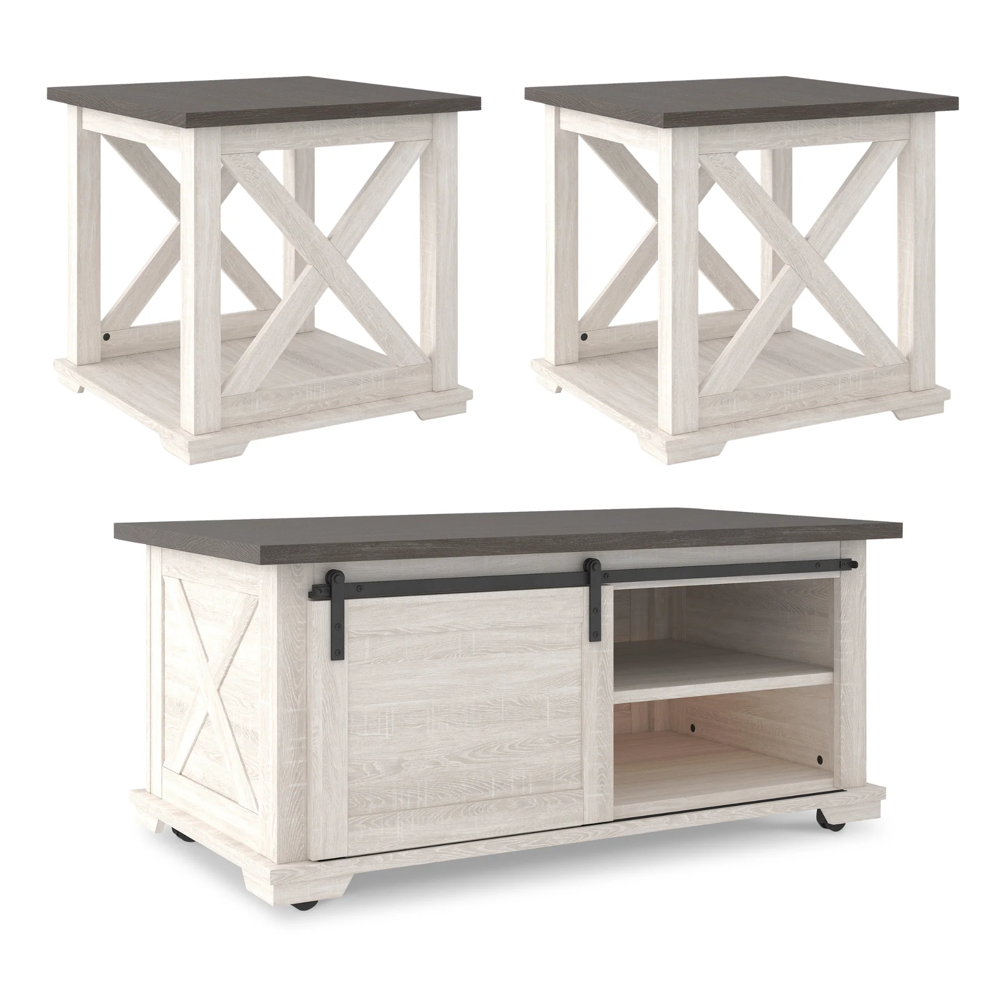 Occasional Table Set ( Rectangular Cocktail Table) - Image 2