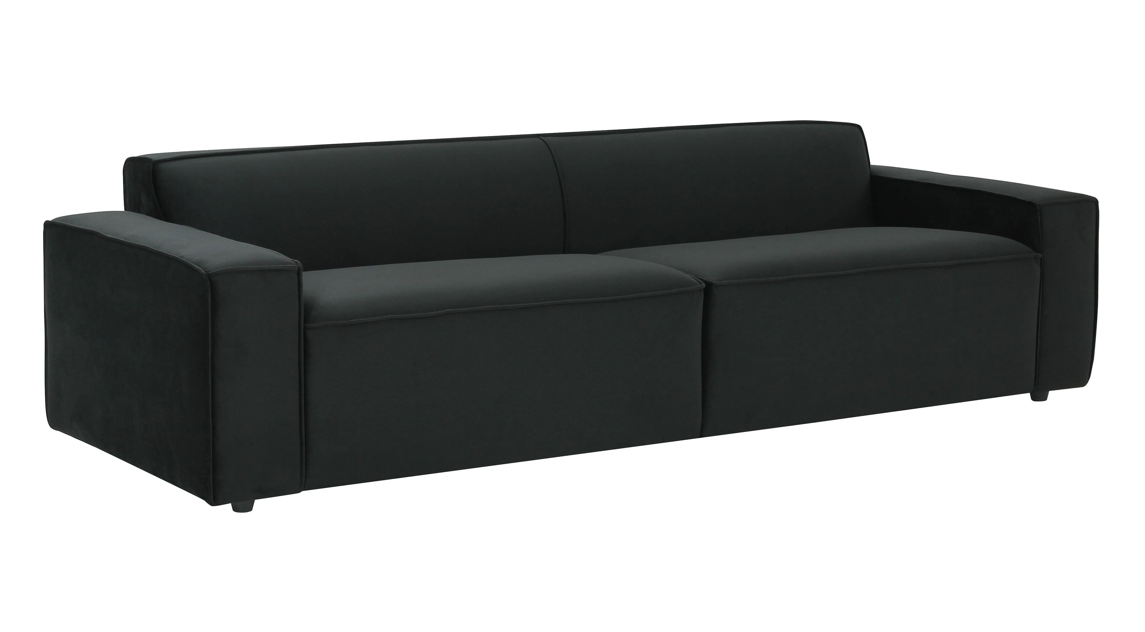 Olafur Black Velvet Sofa - Image 3