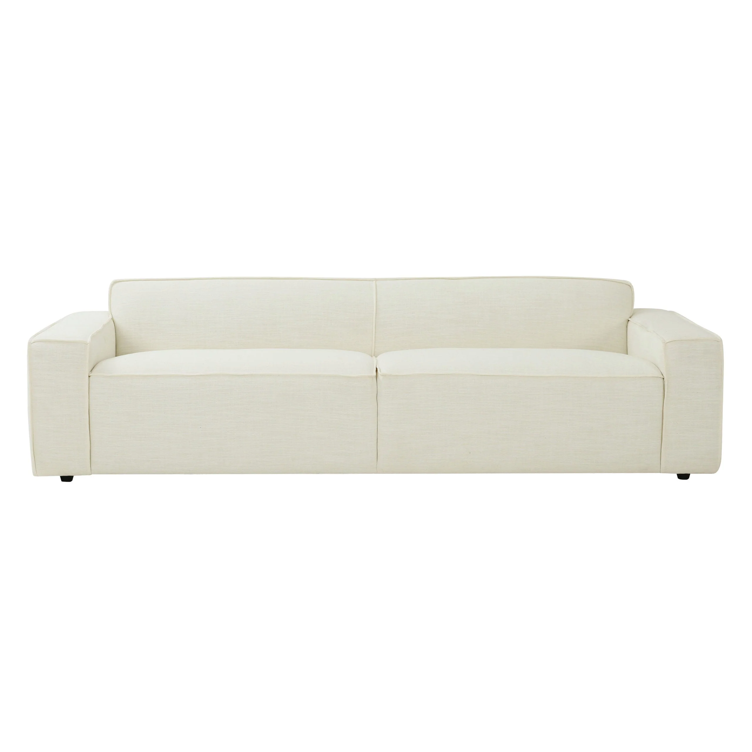 Olafur Cream Linen Sofa - Image 2