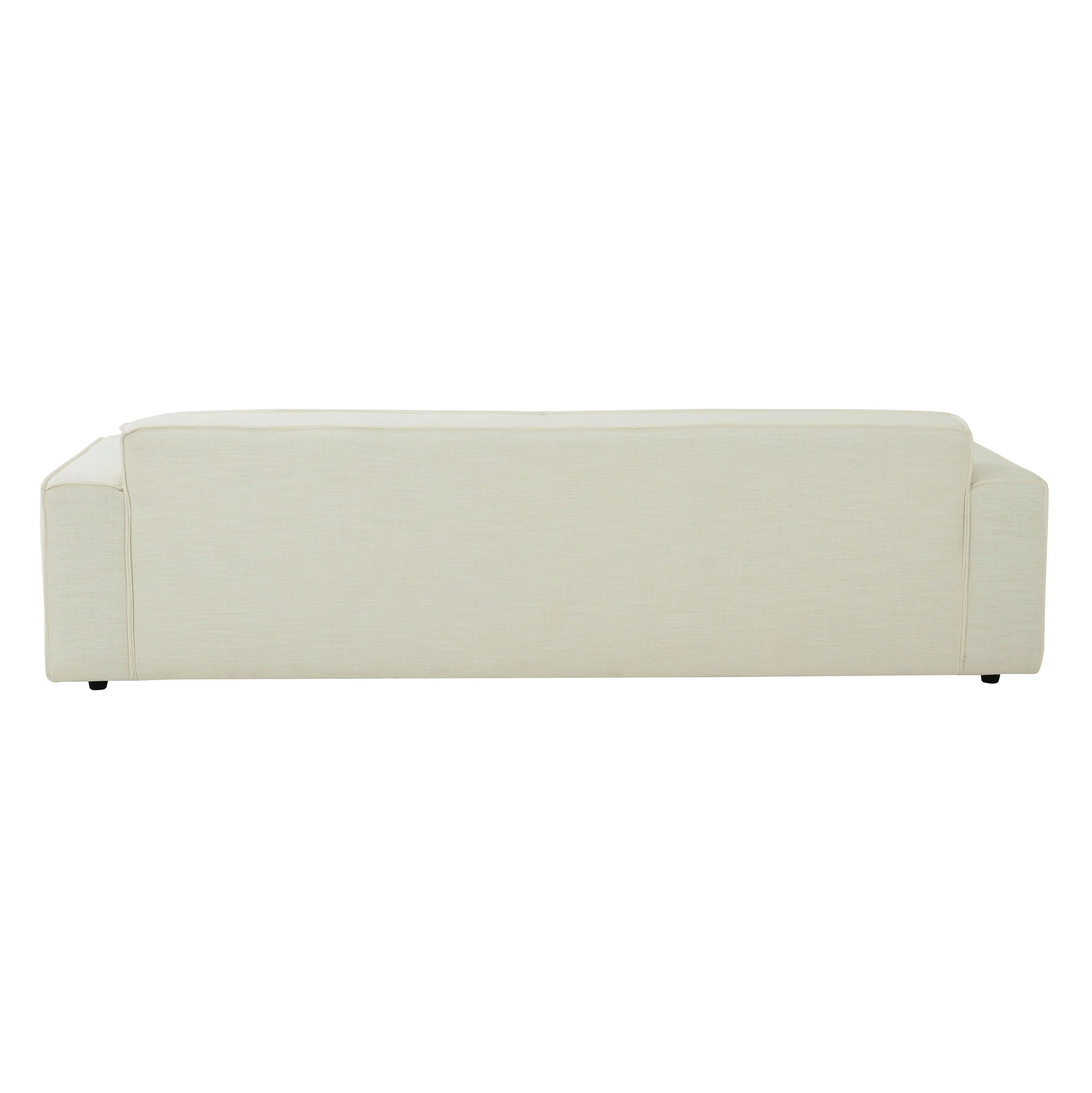 Olafur Cream Linen Sofa - Image 5