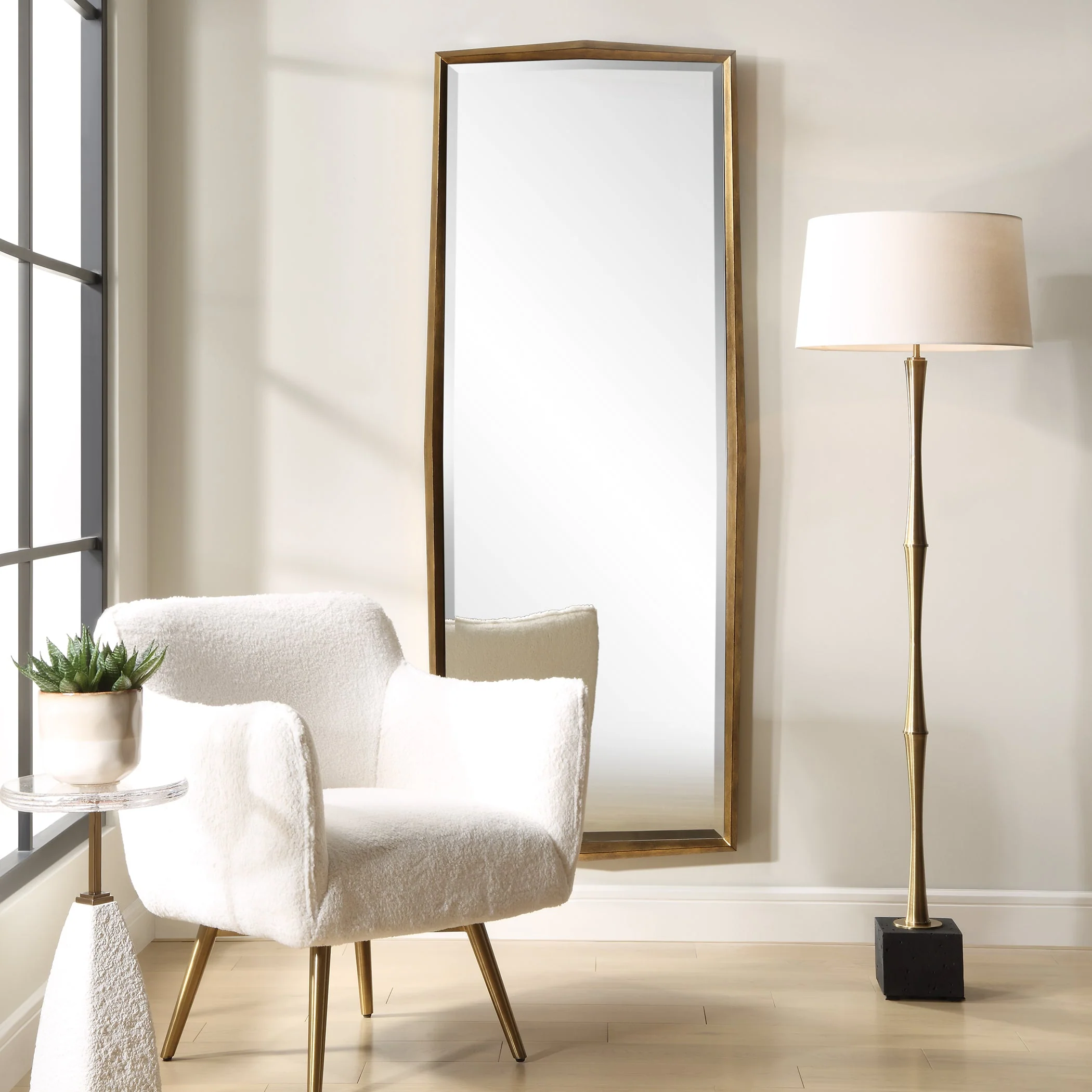 On Point Wood Dressing Mirror - Image 4