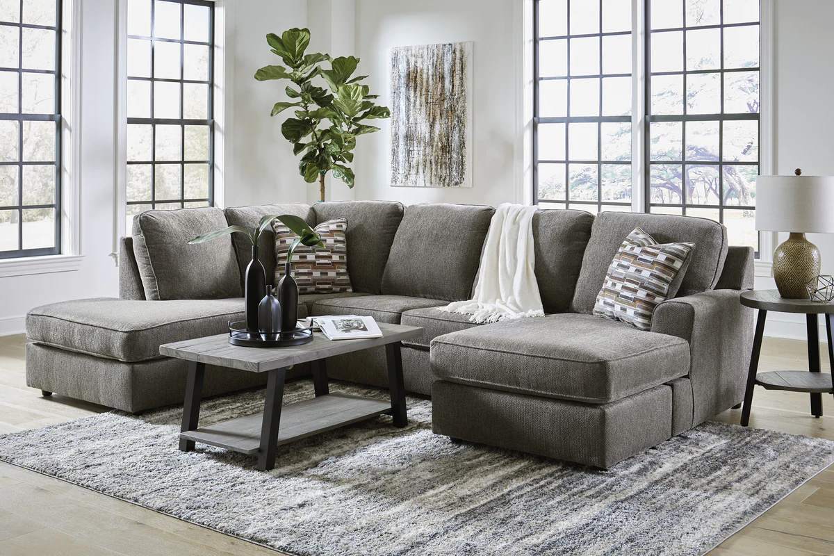 O'Phannon Gray Laf Sectional - Image 2