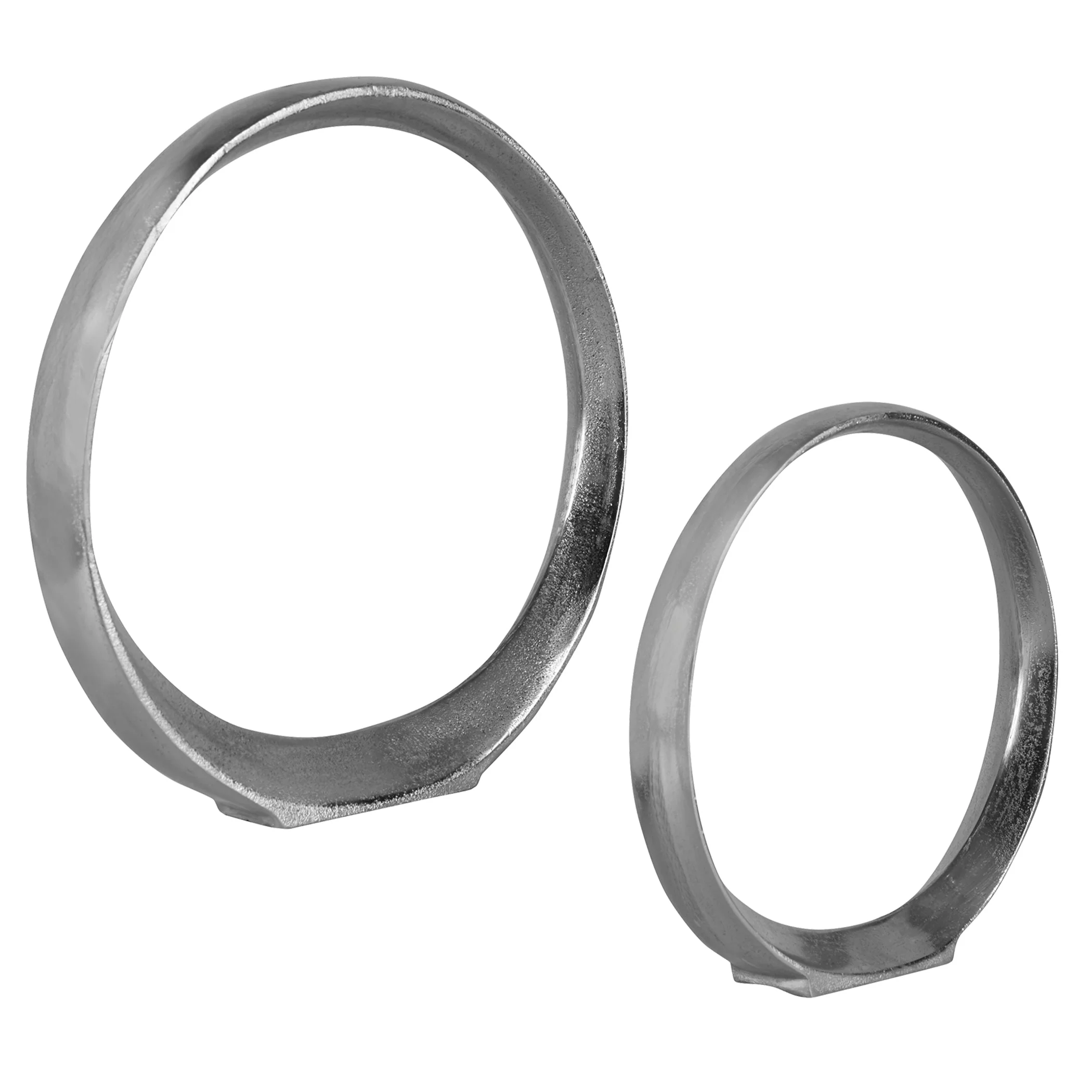 Orbits Ring Sculptures Nickel, S/2 - Image 3