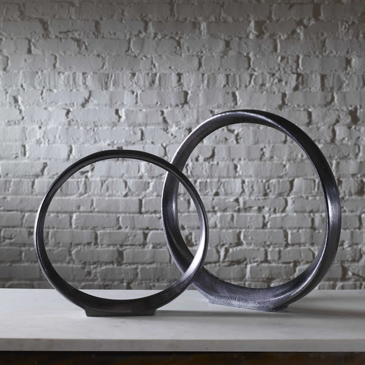 Orbits Ring Sculptures, S/2 - Image 2