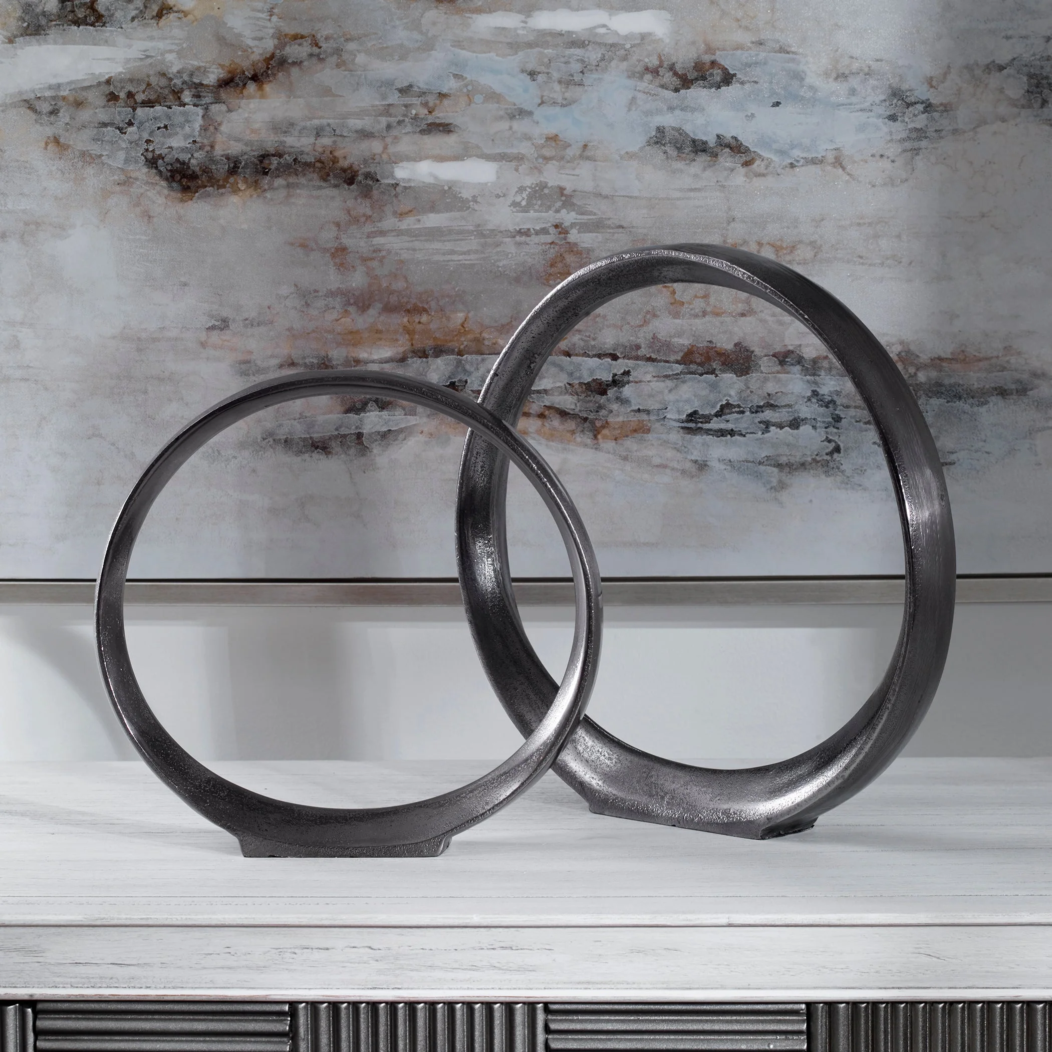 Orbits Ring Sculptures, S/2 - Image 7
