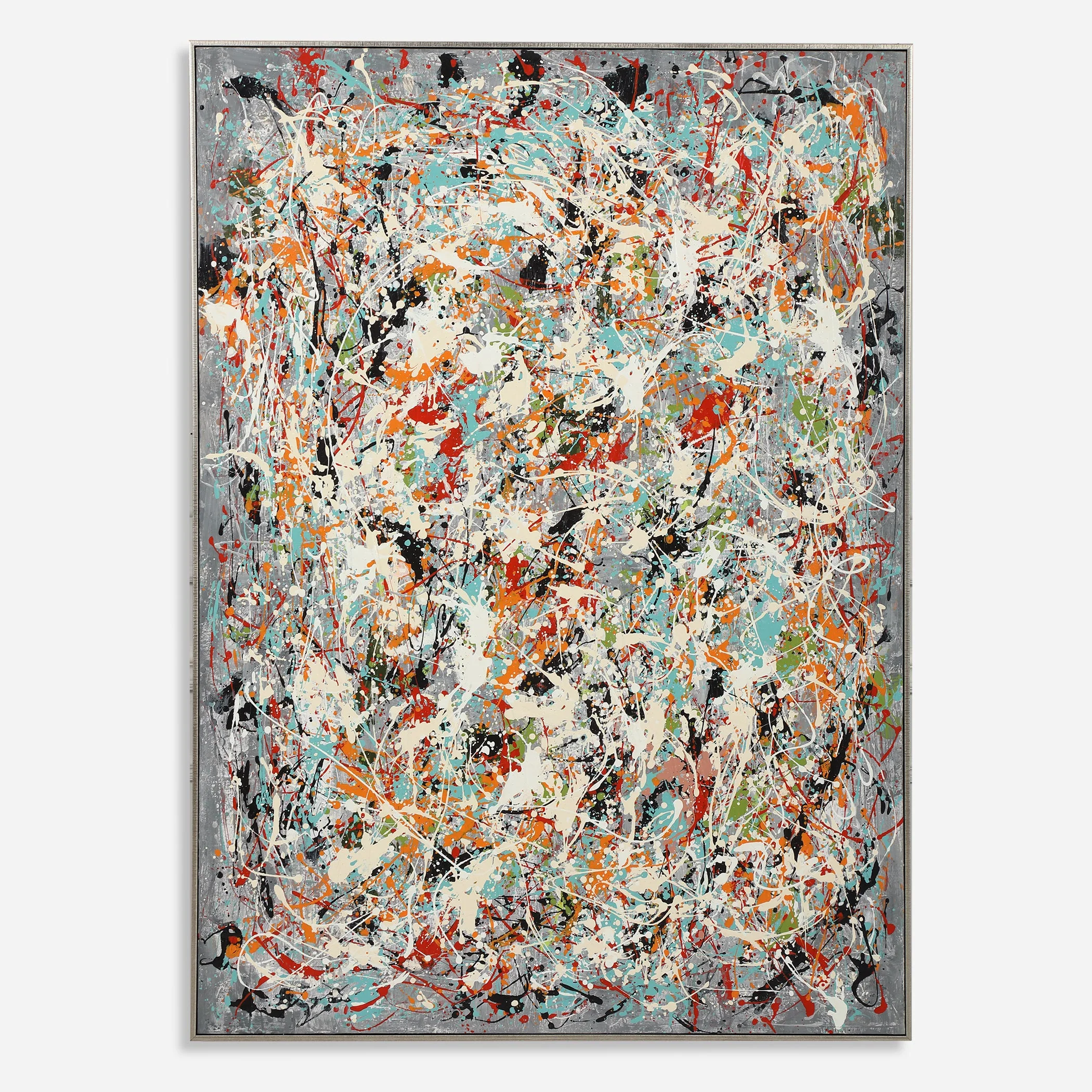 Organized Chaos Hand Painted Canvas - Image 2