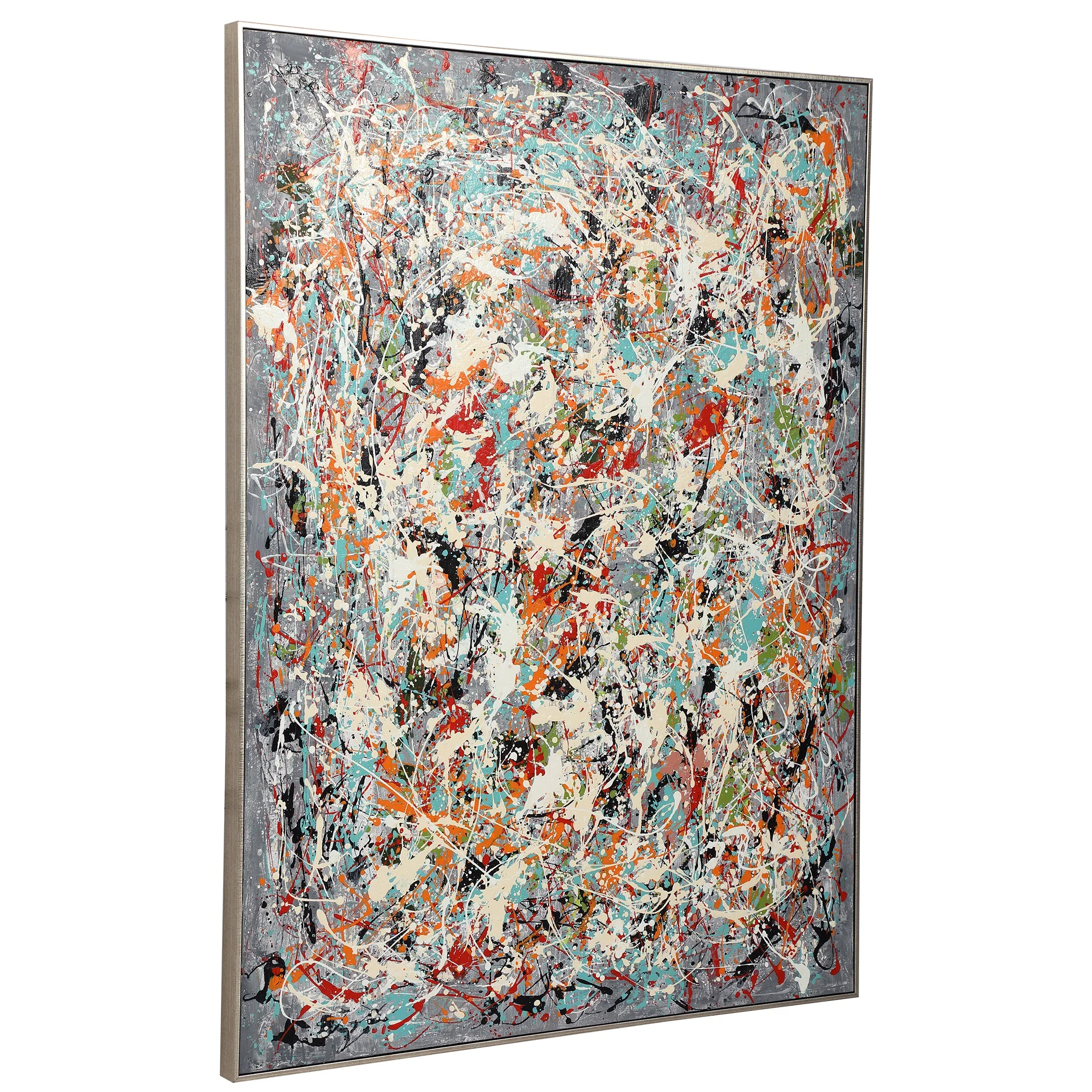 Organized Chaos Hand Painted Canvas - Image 6