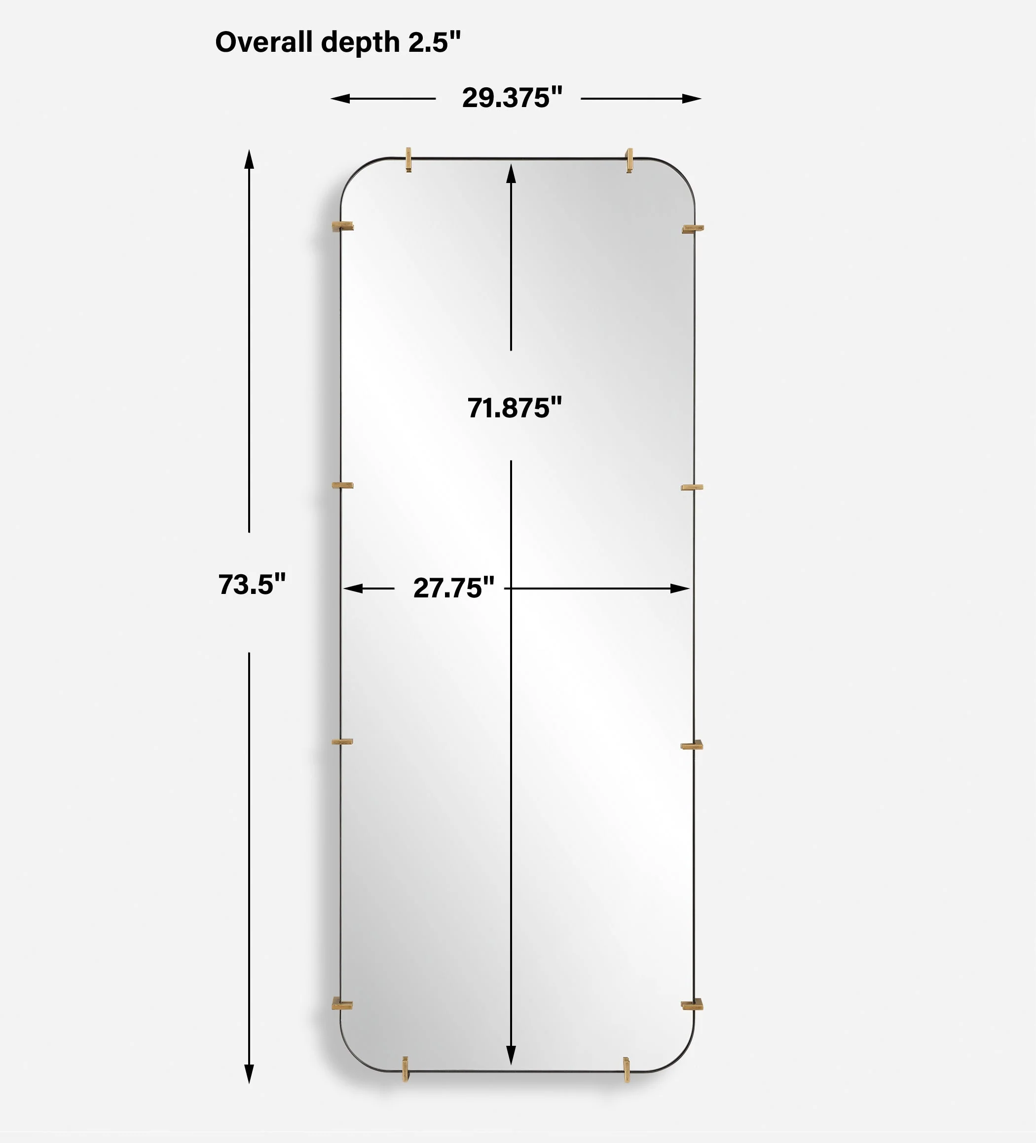 Pali Industrial Dressing Mirror - Image 3