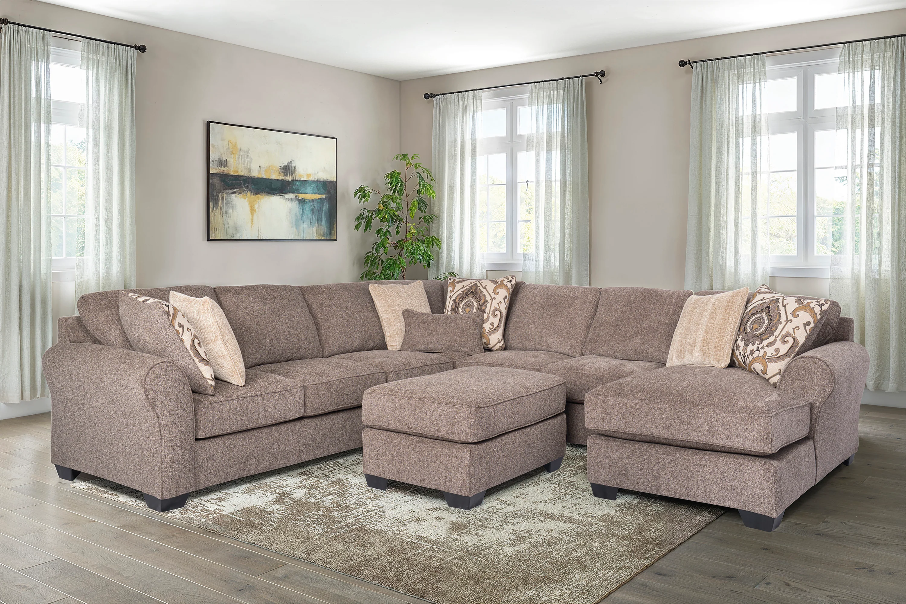 Pantomine 5-piece LAF Chaise Sectional - Image 2